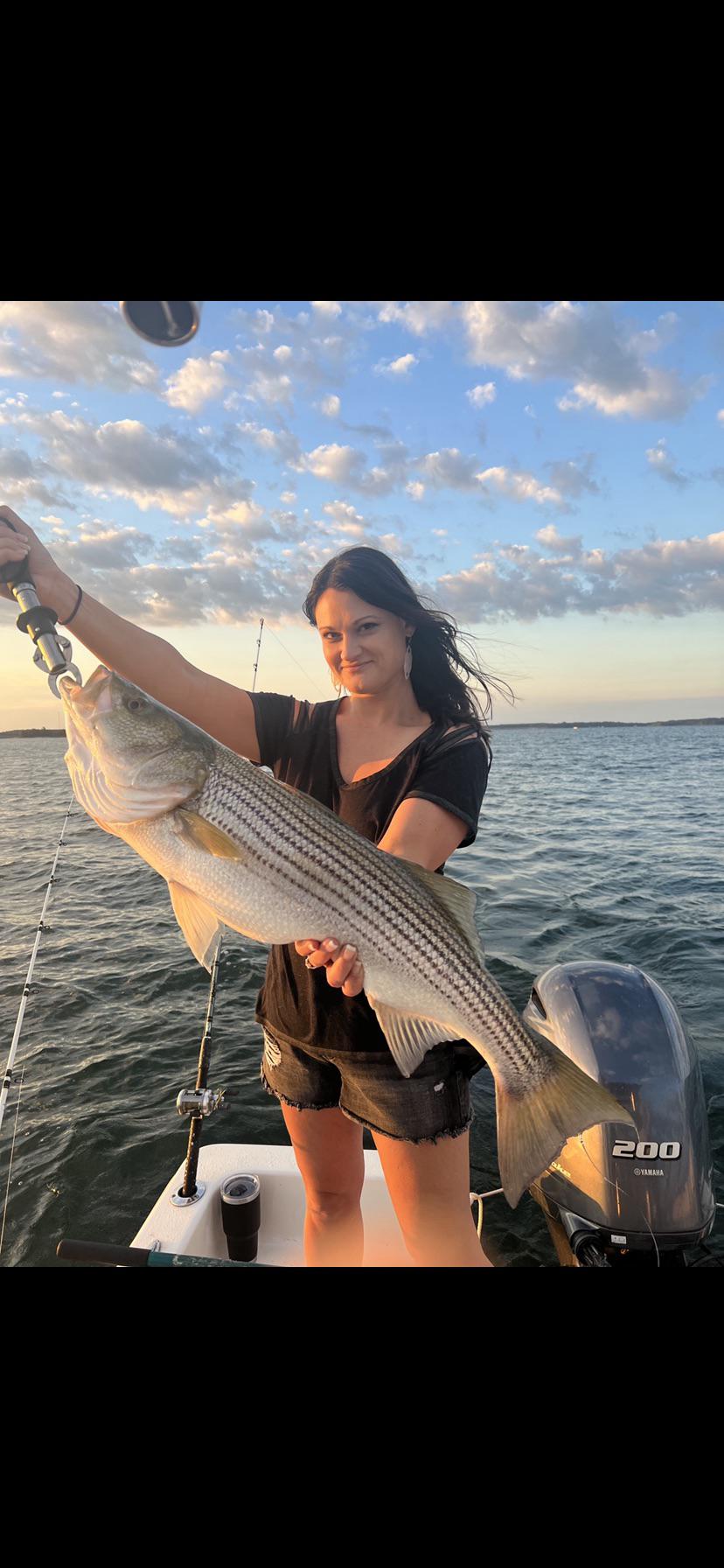 Nice Striper today! Lake Hartwell r/Fishing