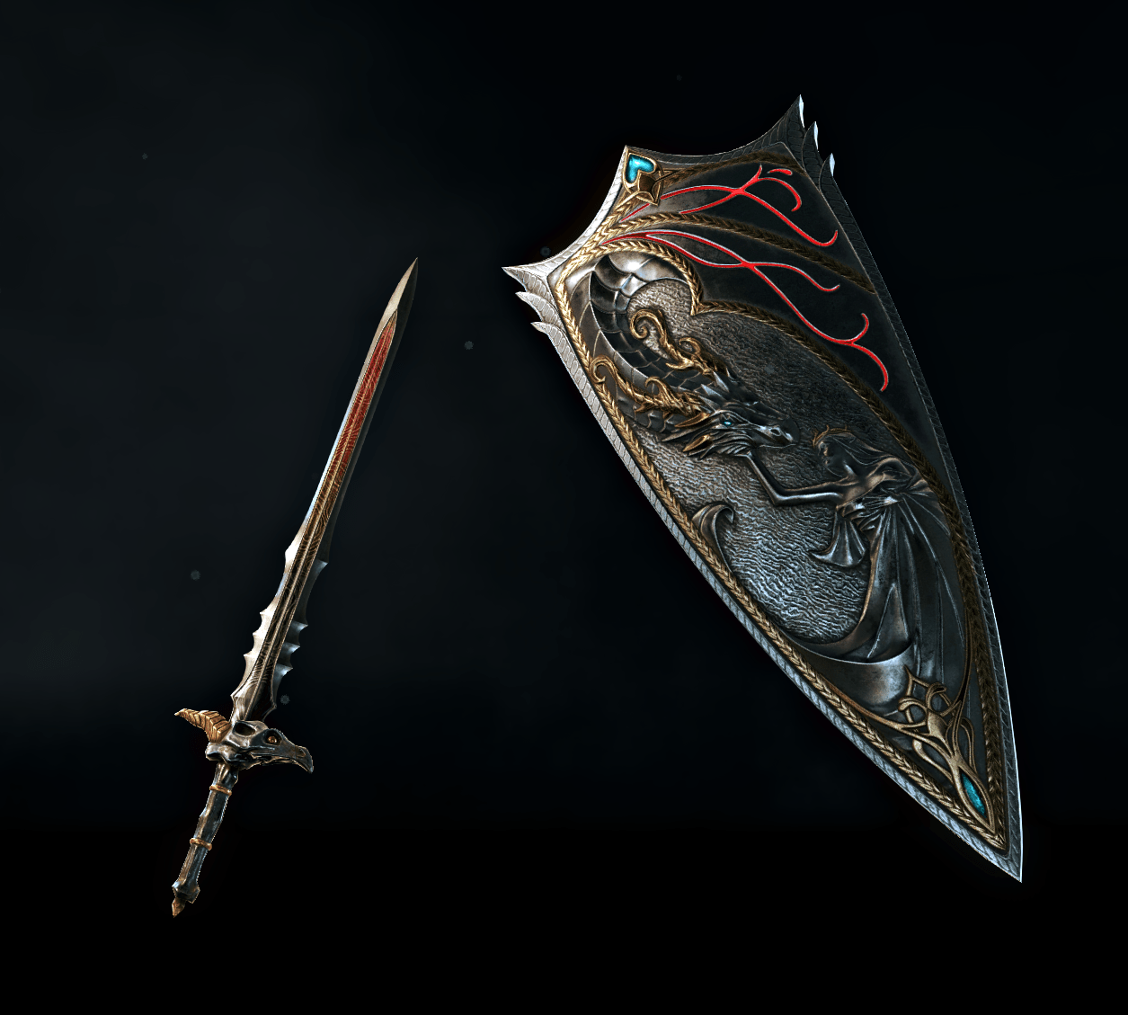 Dragon Prior weapons because dragons are awesome r/ForFashion