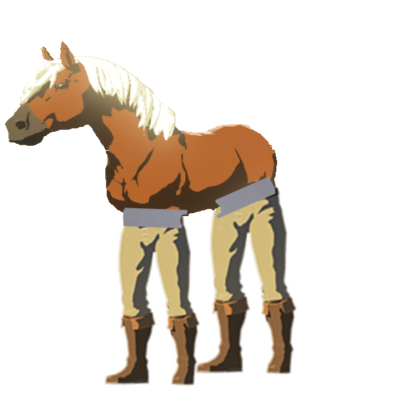 Day 38 of making custom fused items until the game comes out Horse