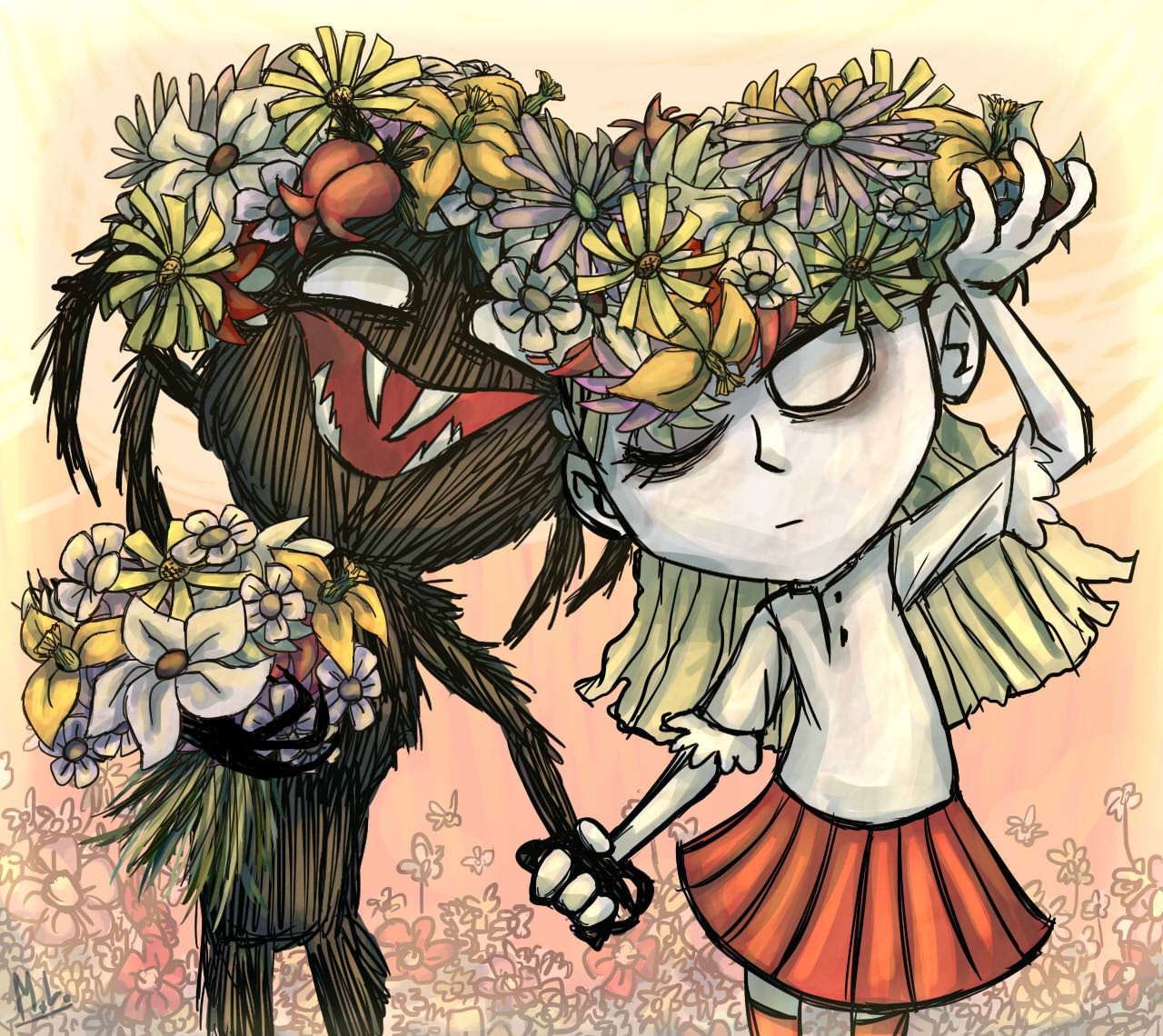 Don't Starve Something nice with Wendy and ber ) And yes, this is