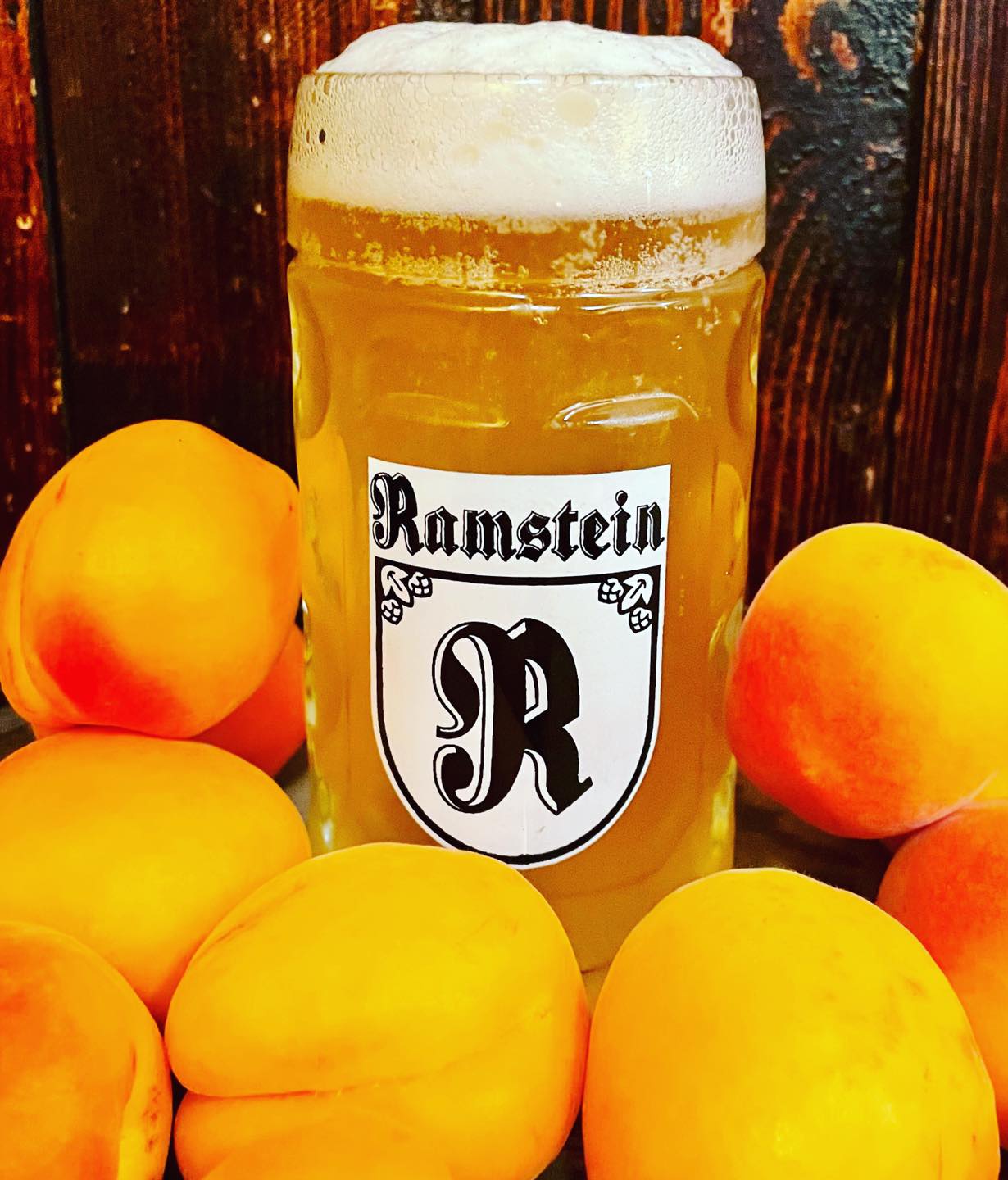 Firkin Friday featuring Golden Apricots on Ramstein Golden Lager