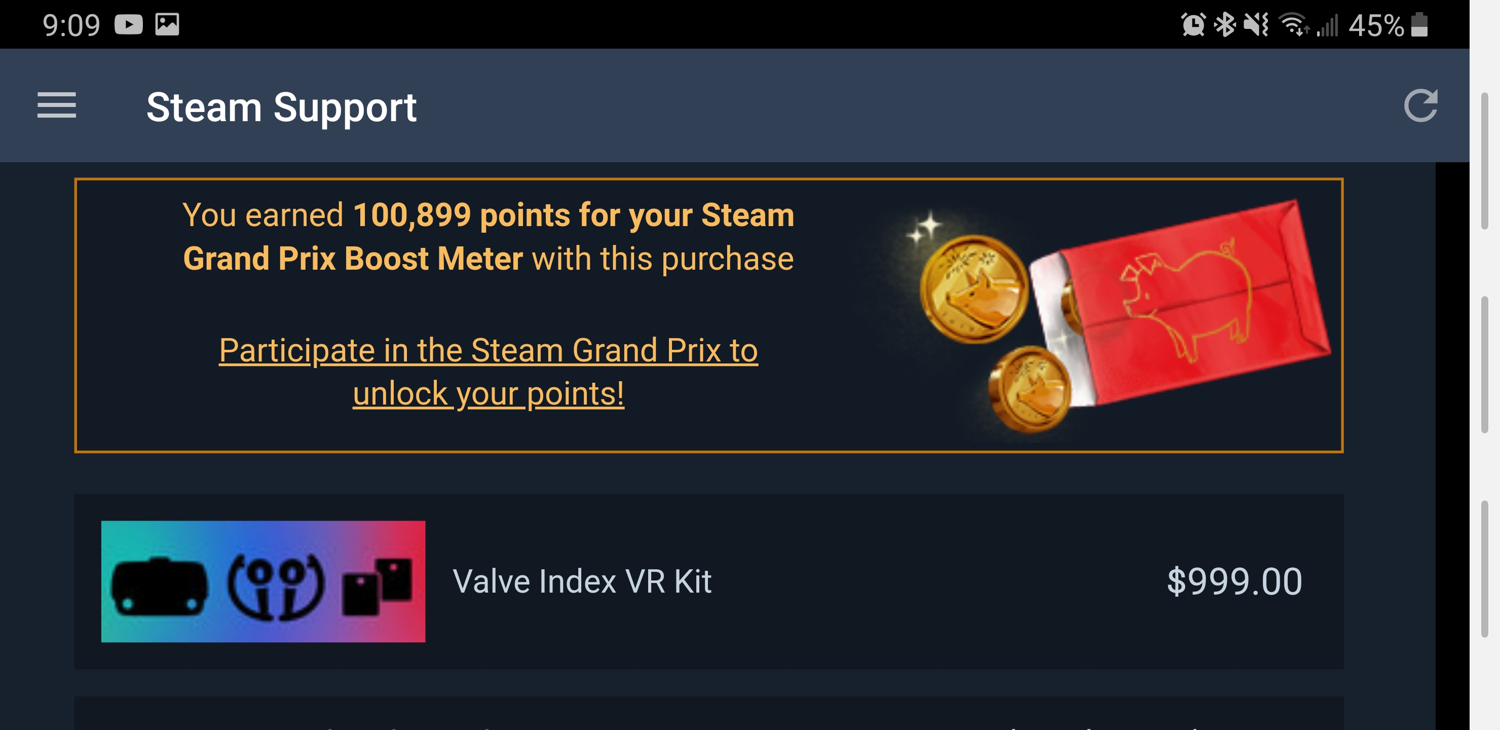 Any ideas on what this means? r/Steam