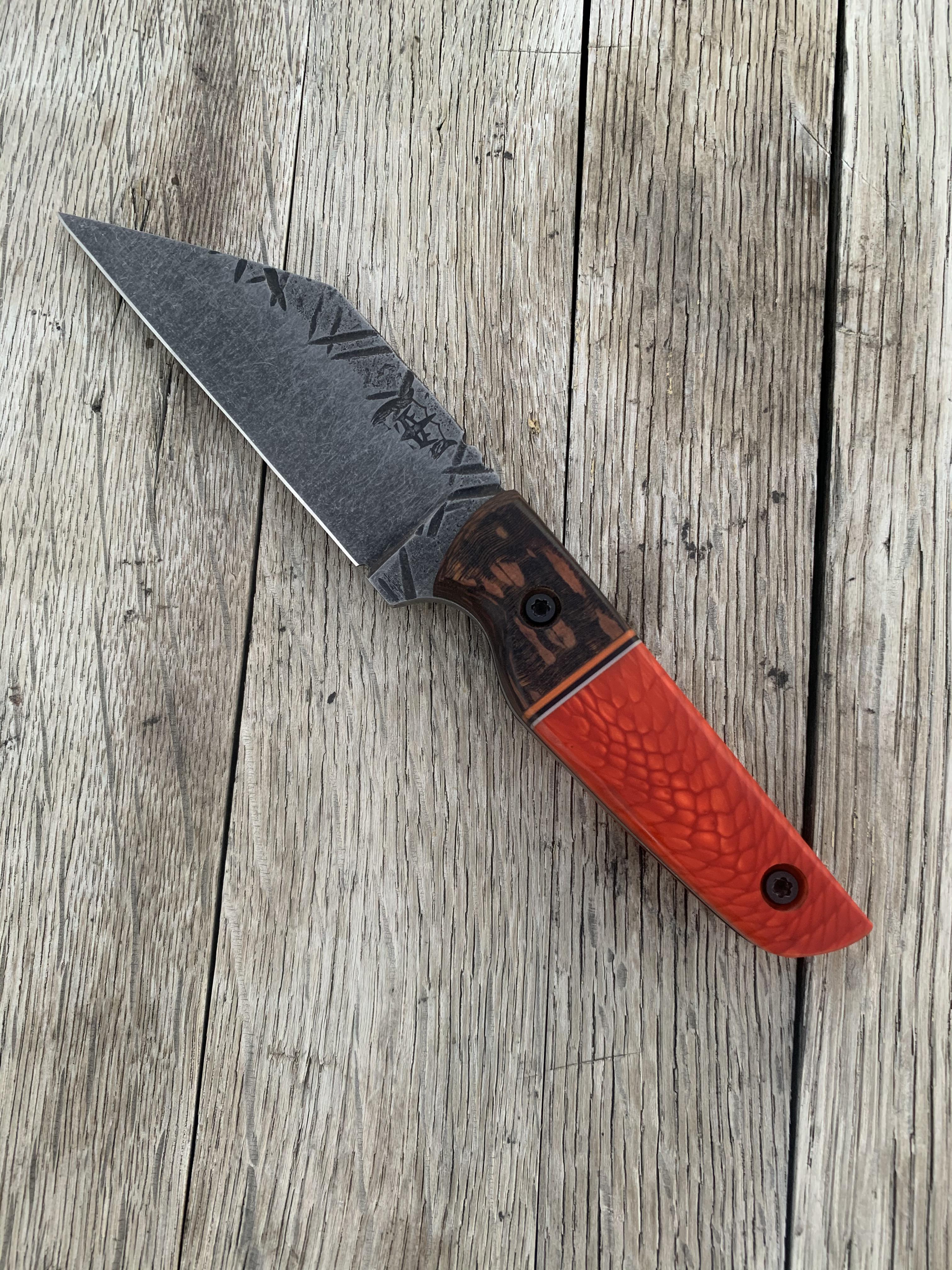 One I finished up a couple of weeks ago. Hand 80crv2 steel. Acid