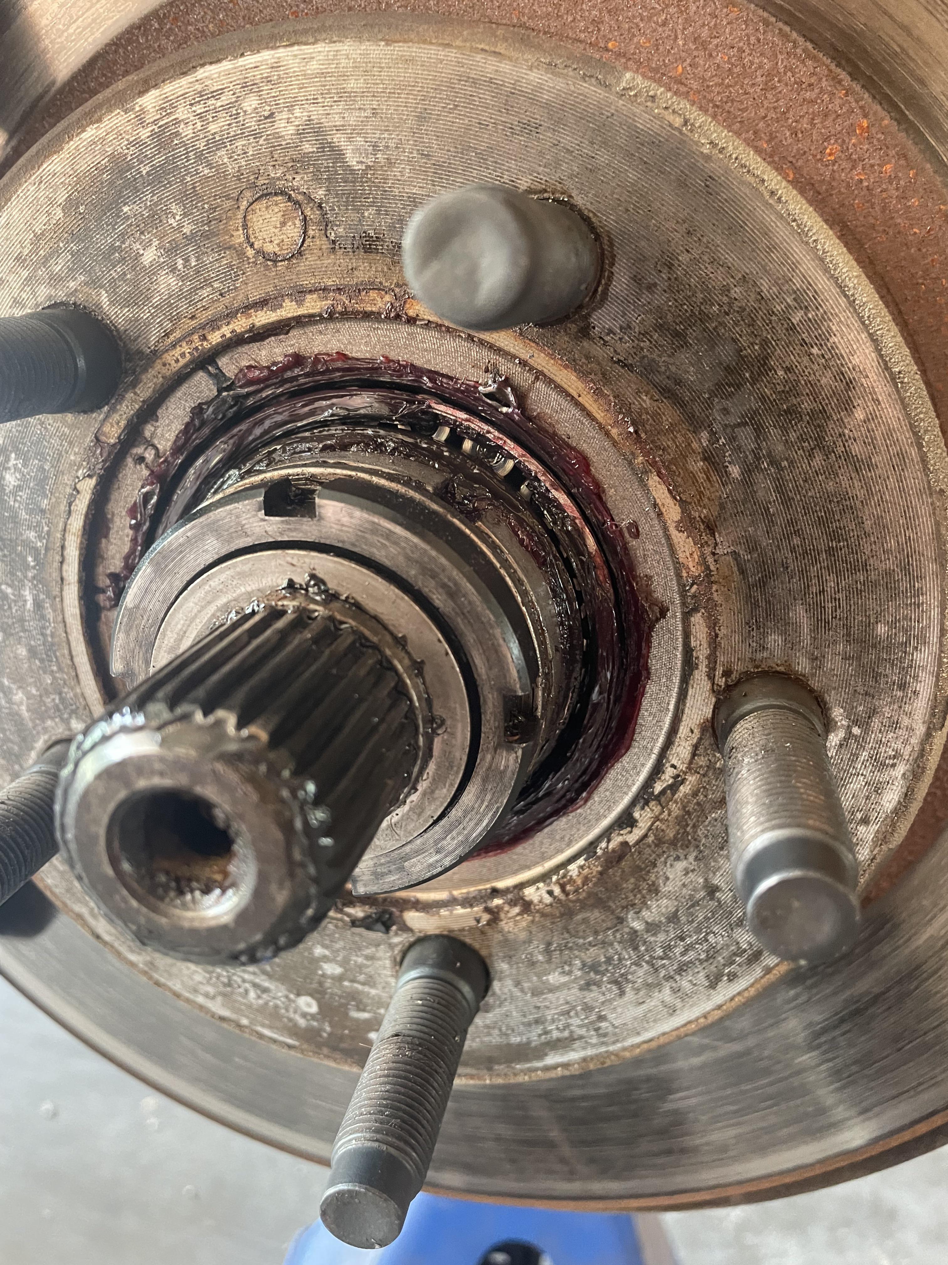 97 Ranger 4x4 I replaced the wheel bearings and rotors about a year ago