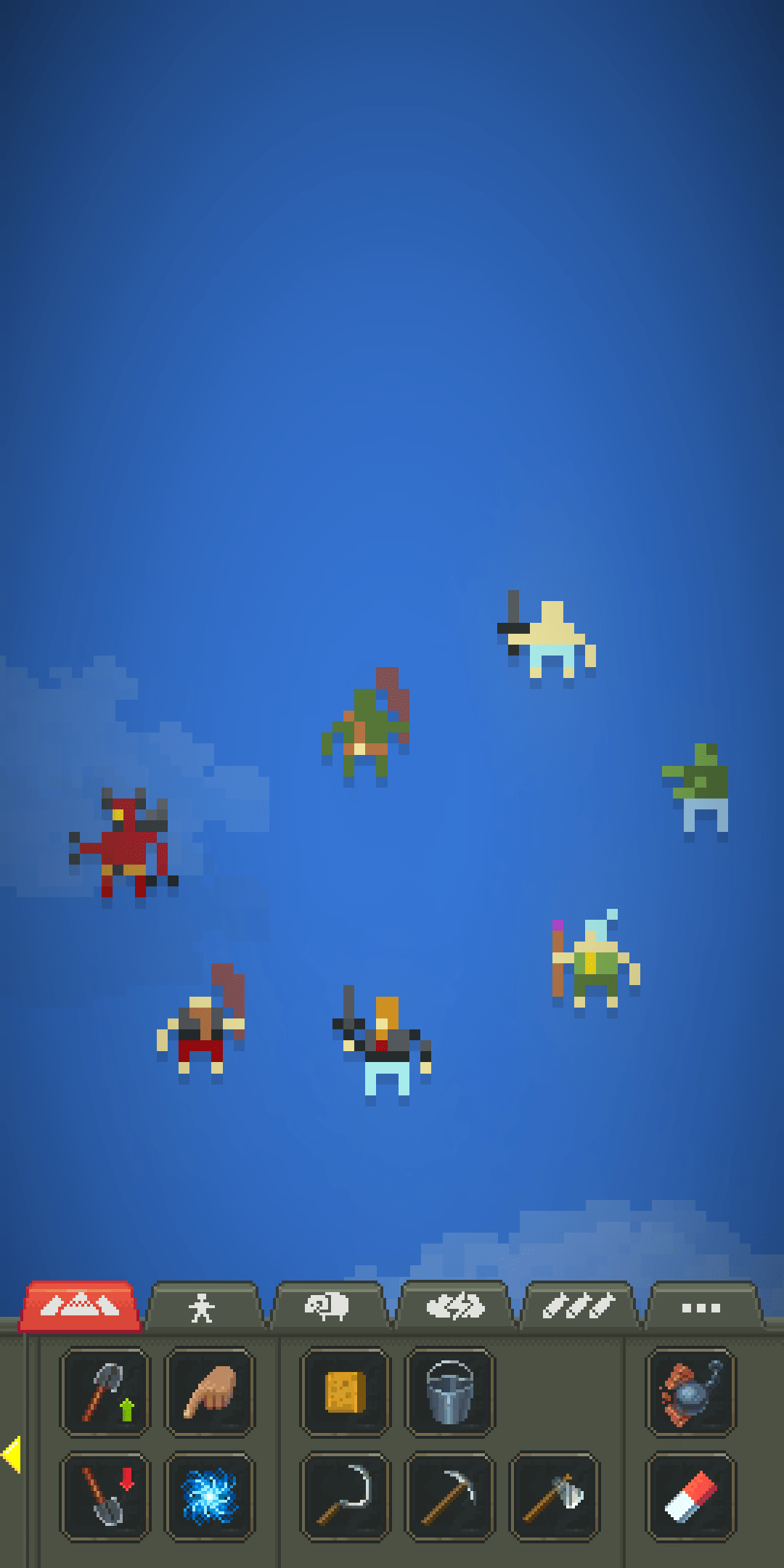 I made Islands dedicated to each humanoid ( except for cold ones, I don