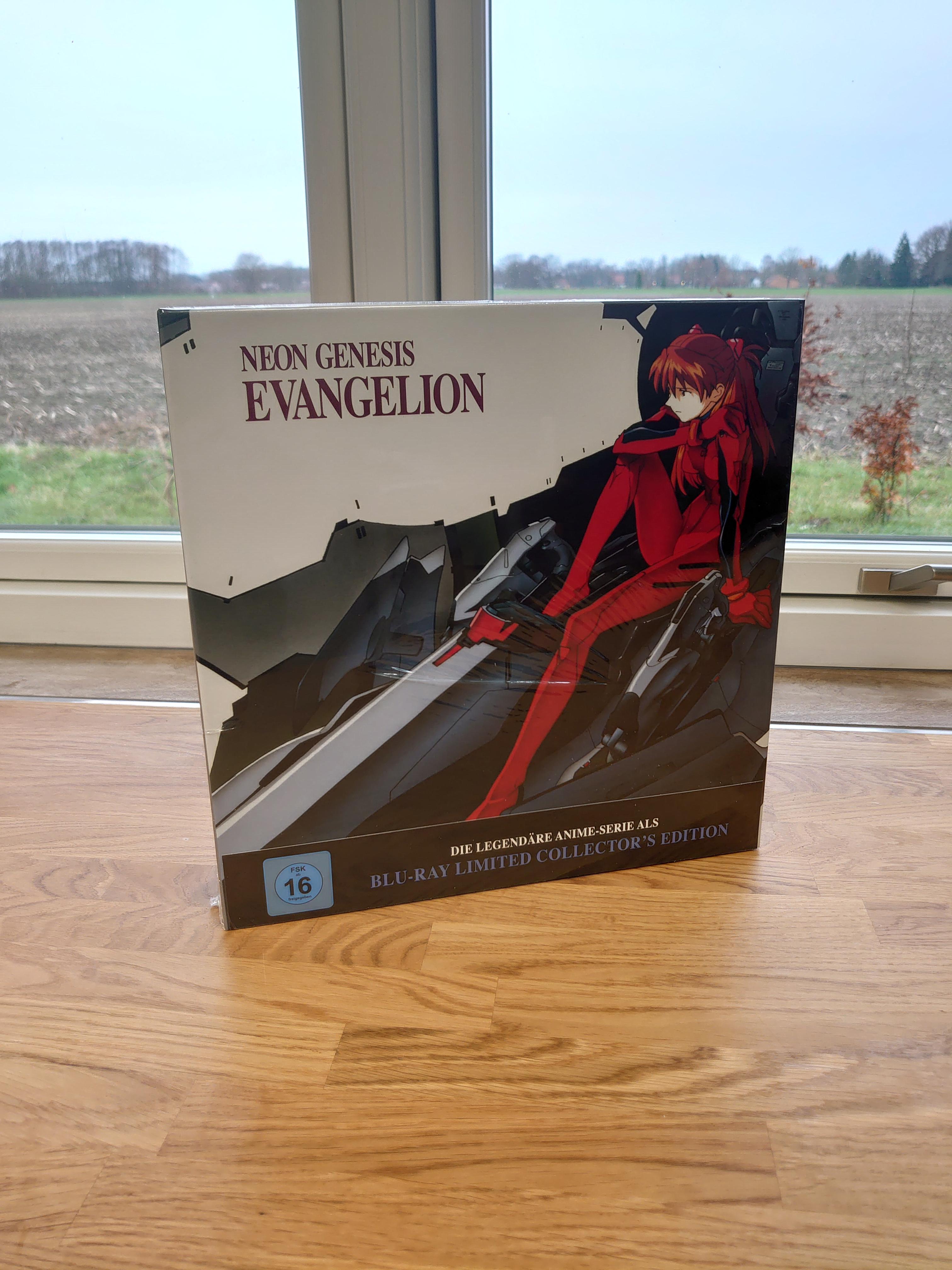 So my Evangelion bluray limited collector's edition box was in the