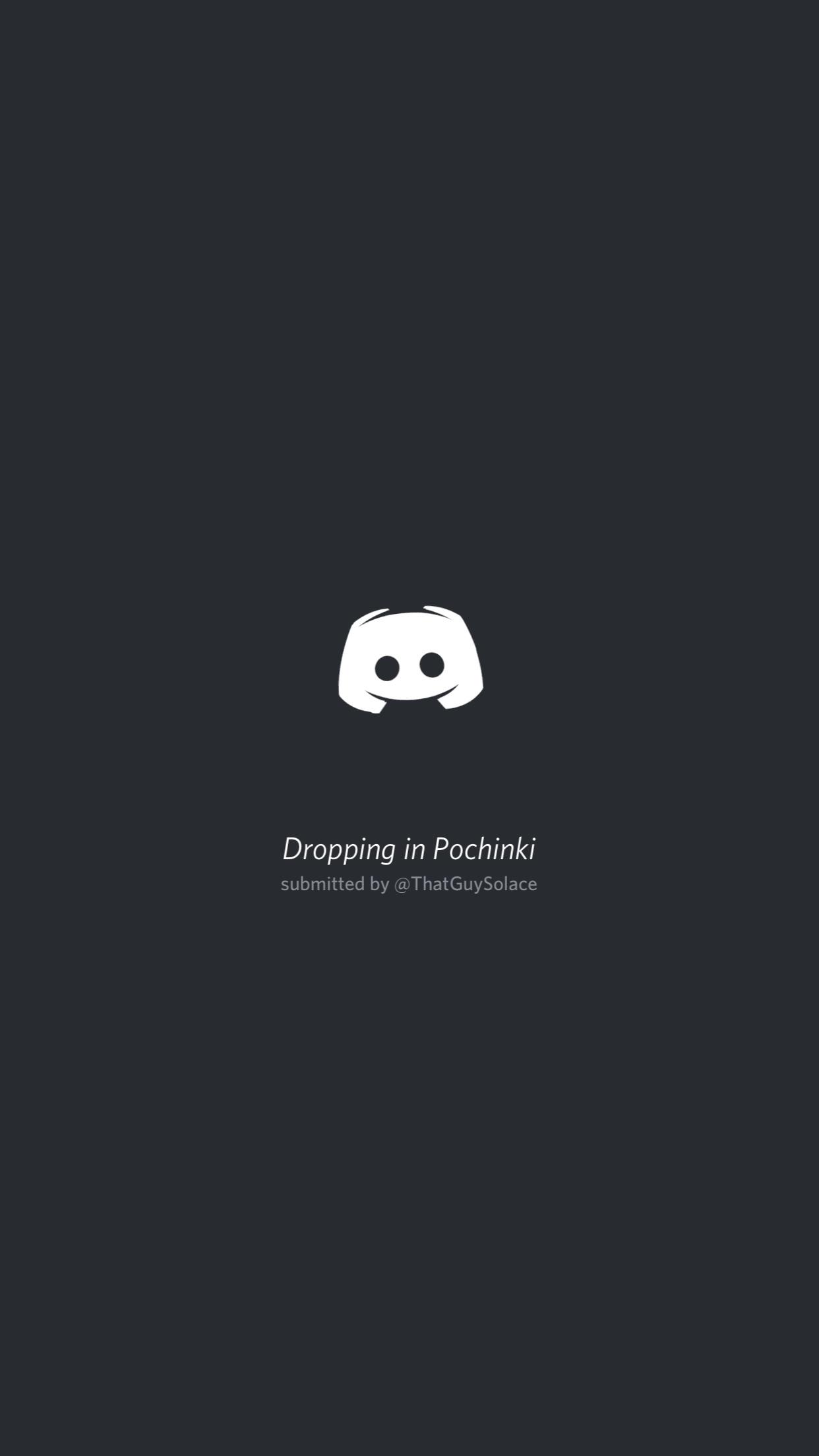This Discord loading screen on the iPhone App PUBATTLEGROUNDS