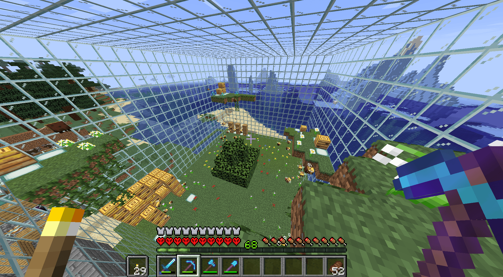 Minecraft Bee Farm Build See More on Home Lifestyle Design Simple