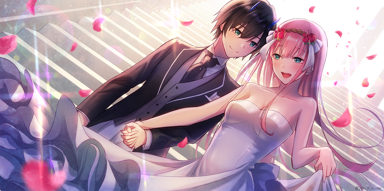 Hiro and Zero Two's Wedding Day DarlingInTheFranxx