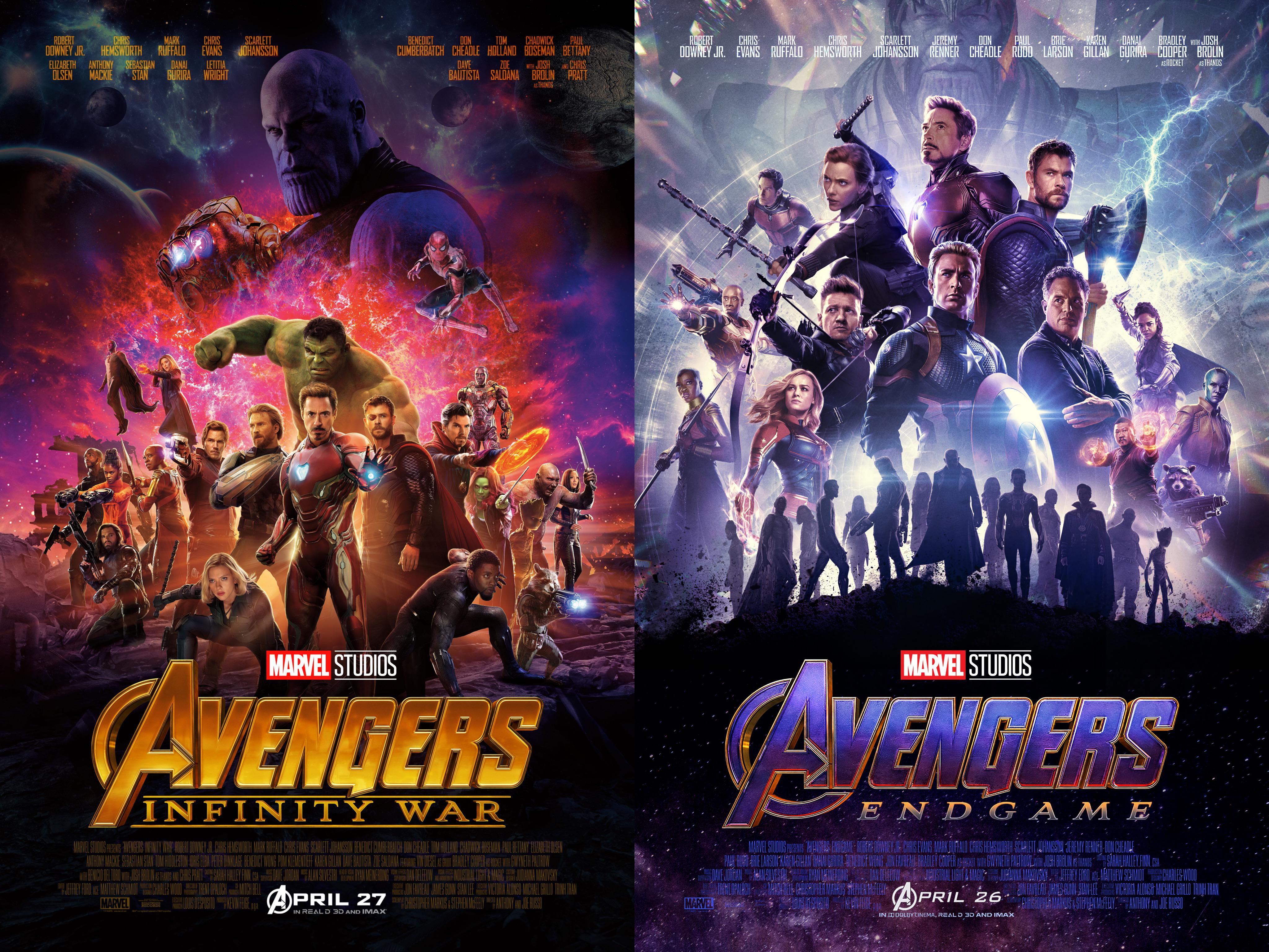 I “Englishfied” the Chinese posters for Infinity War & Endgame r