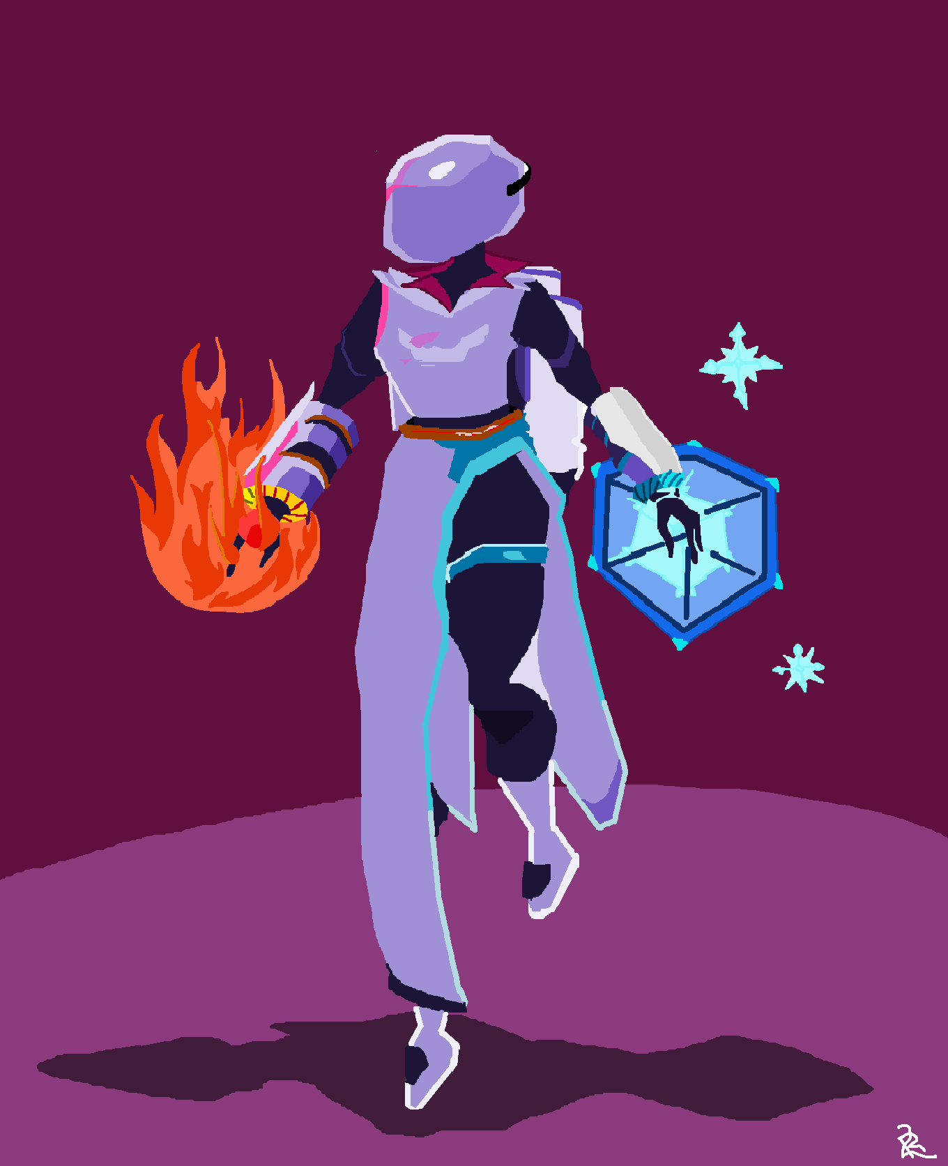 MS Paint Risk of Rain 2 Artificer r/mspaint