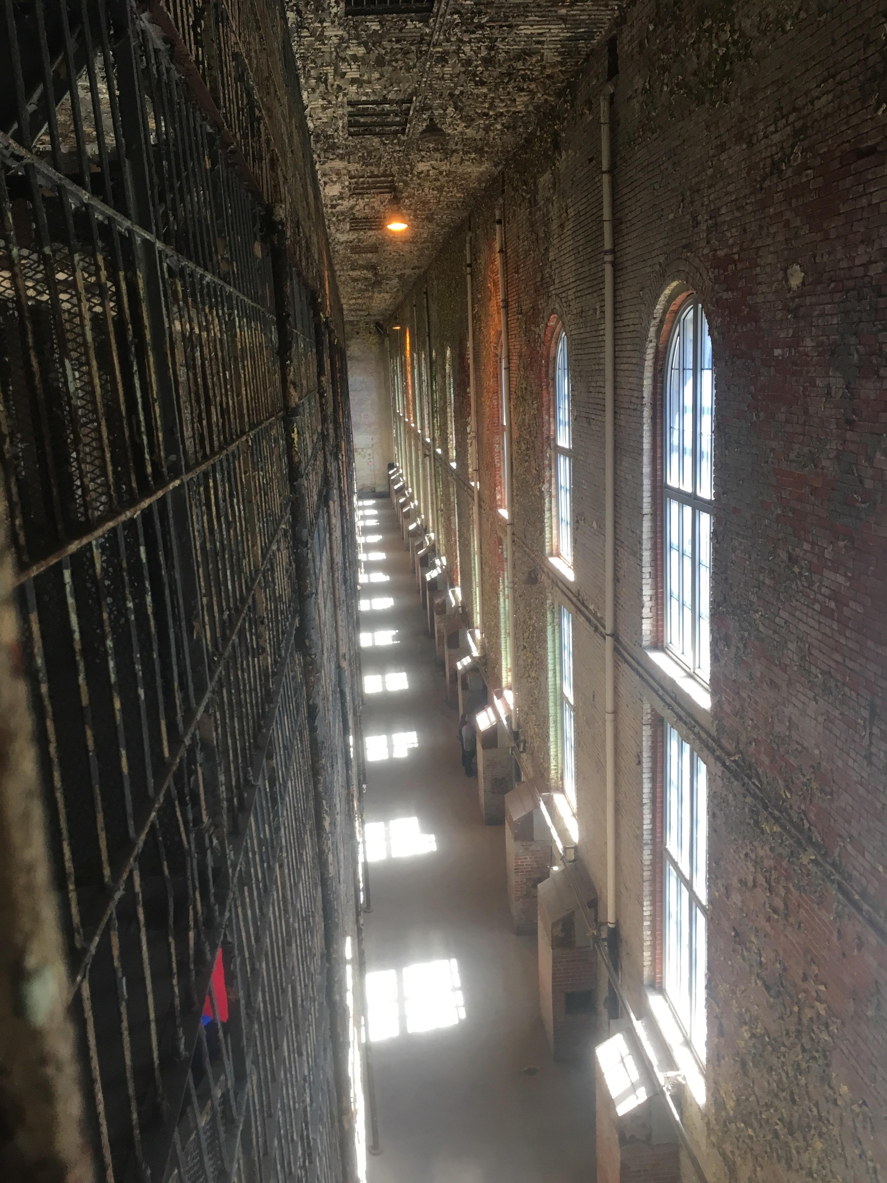 East cell block of the Ohio State Reformatory, aka where Shawshank