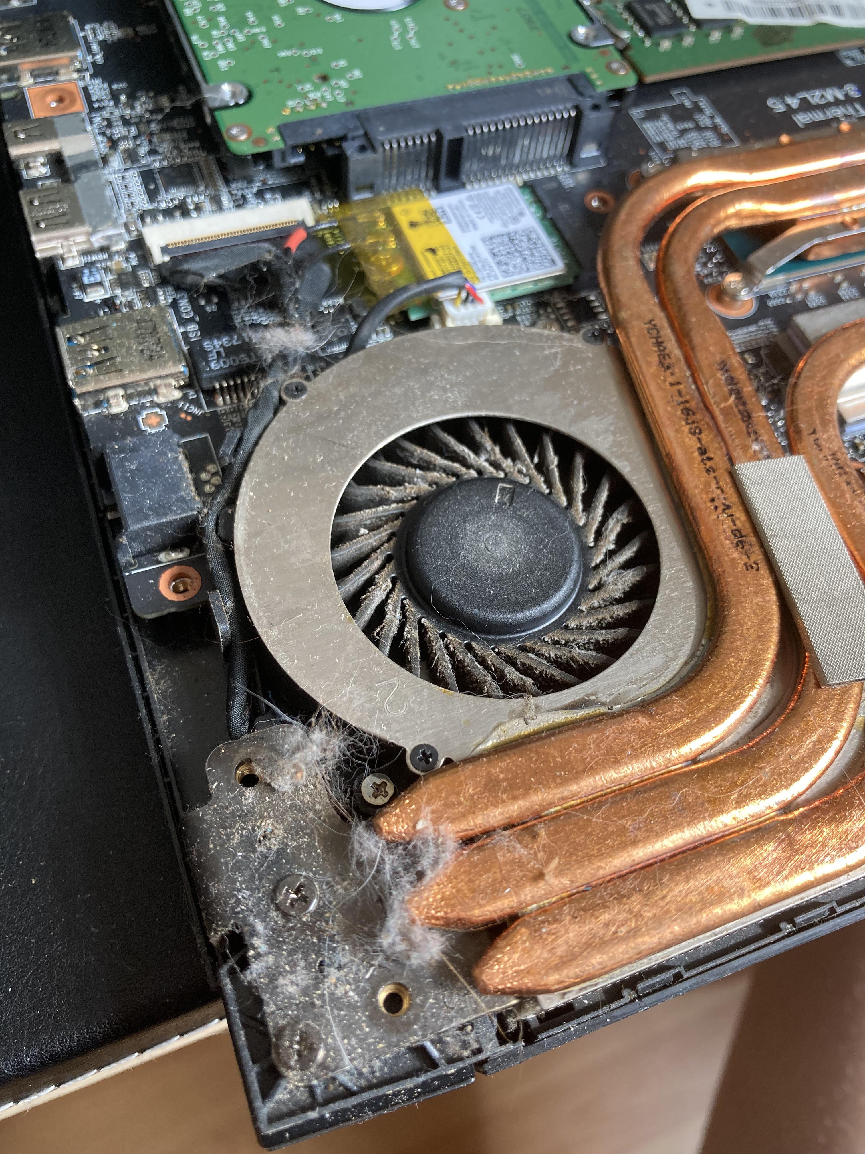 I was wondering why my MSI Laptop was overheating. Mystery solved, I