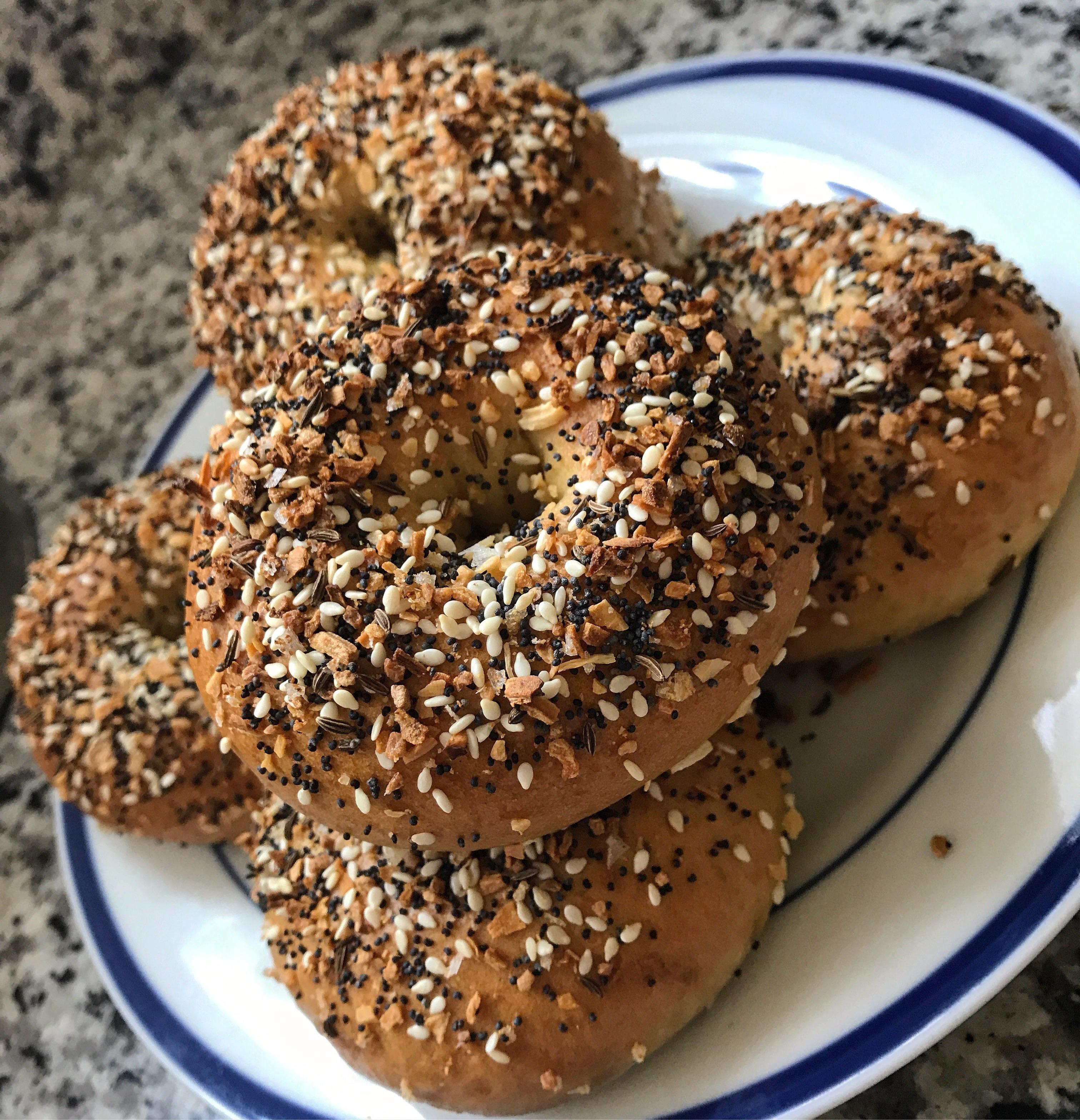 [Homemade] everything bagels r/food