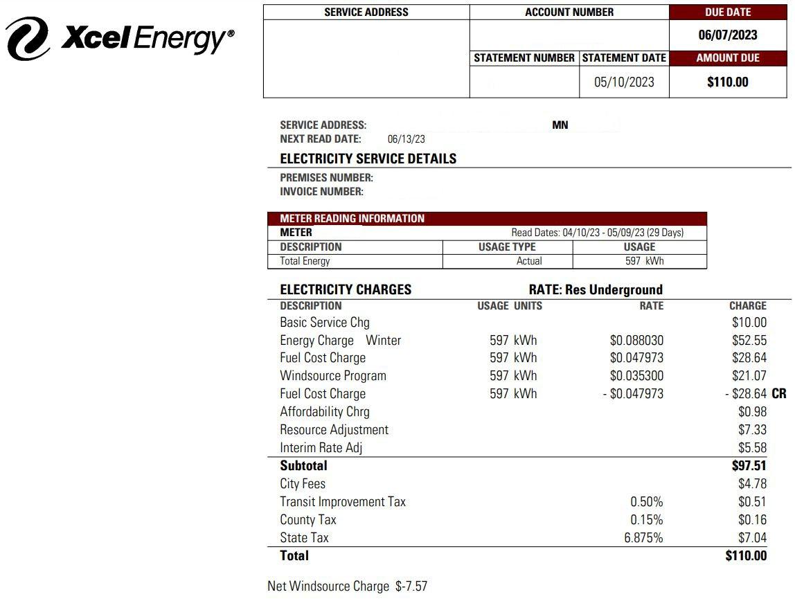 Xcel Energy for those that subscribe to Windsource or Solar can we