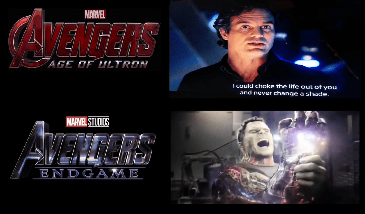 Contrast between Bruce and Wanda from AOU and EG. r/marvelstudios