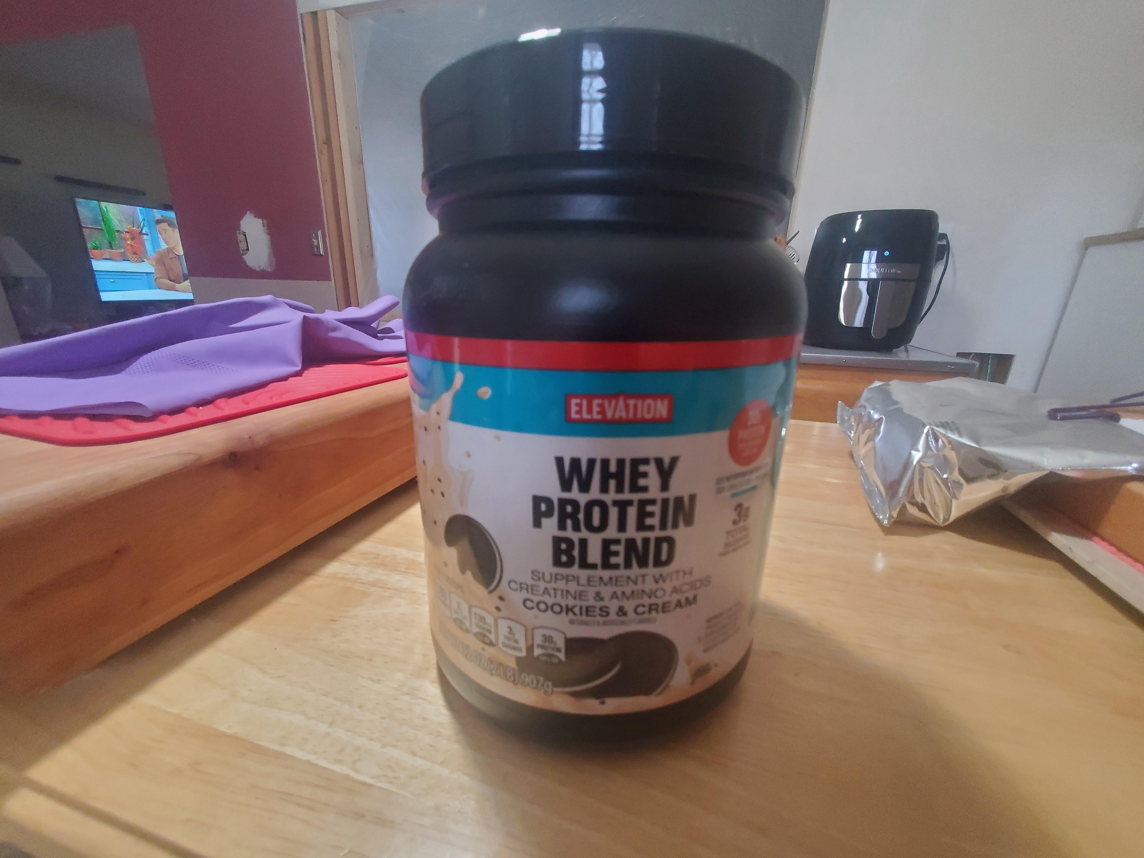 The Cookies & Cream protein tastes good but make sure to shake or stir
