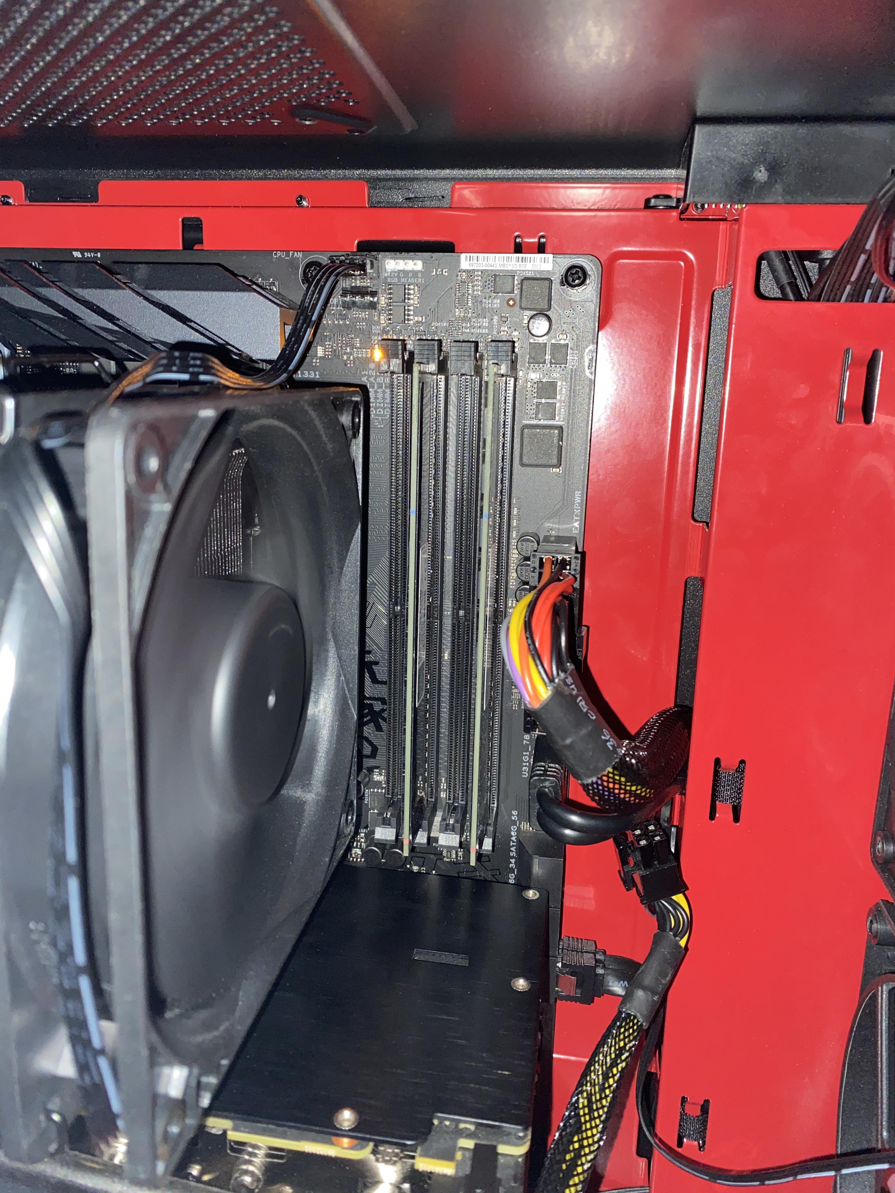 Pc won’t post and orange light on mobo pcmasterrace