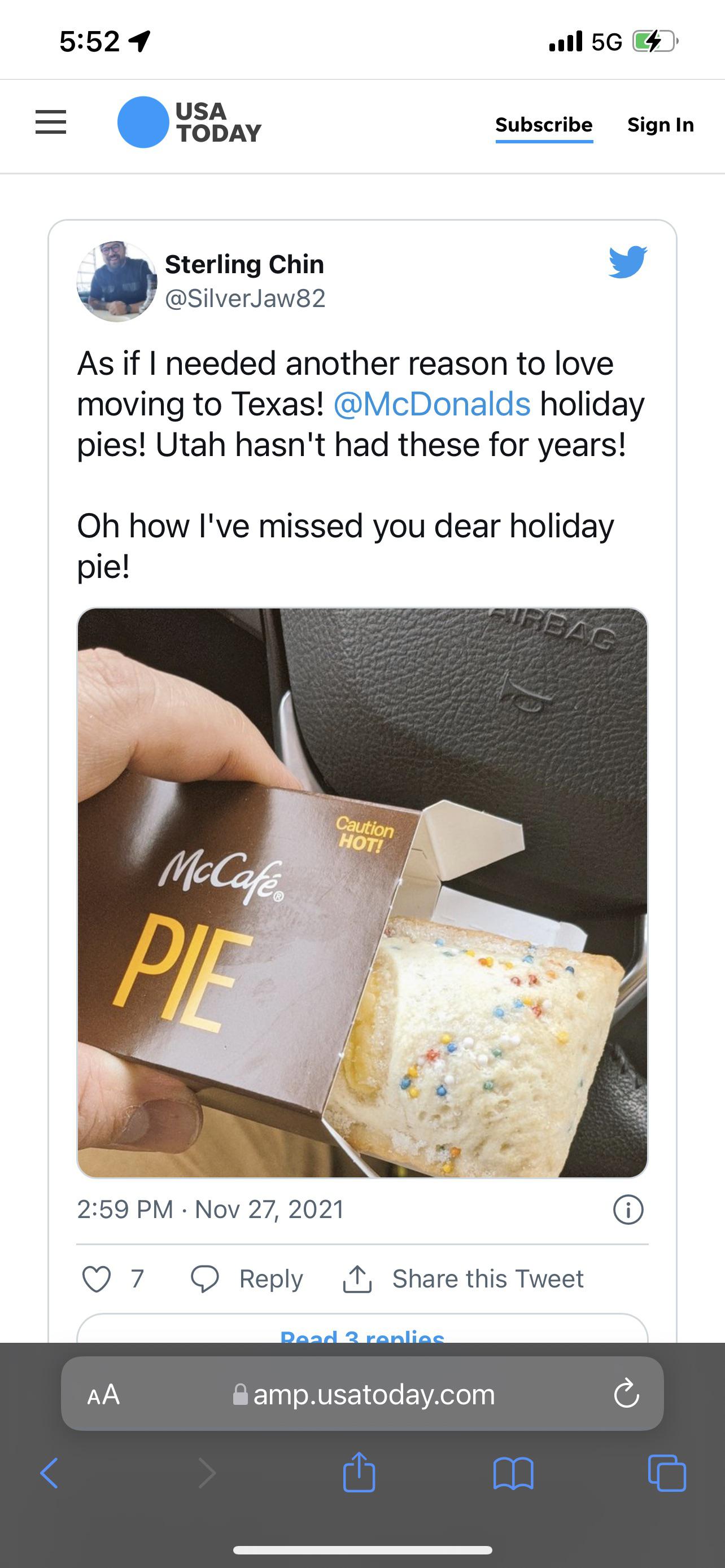 Does anyone know where I can get McDonalds holiday pies?? Literally no