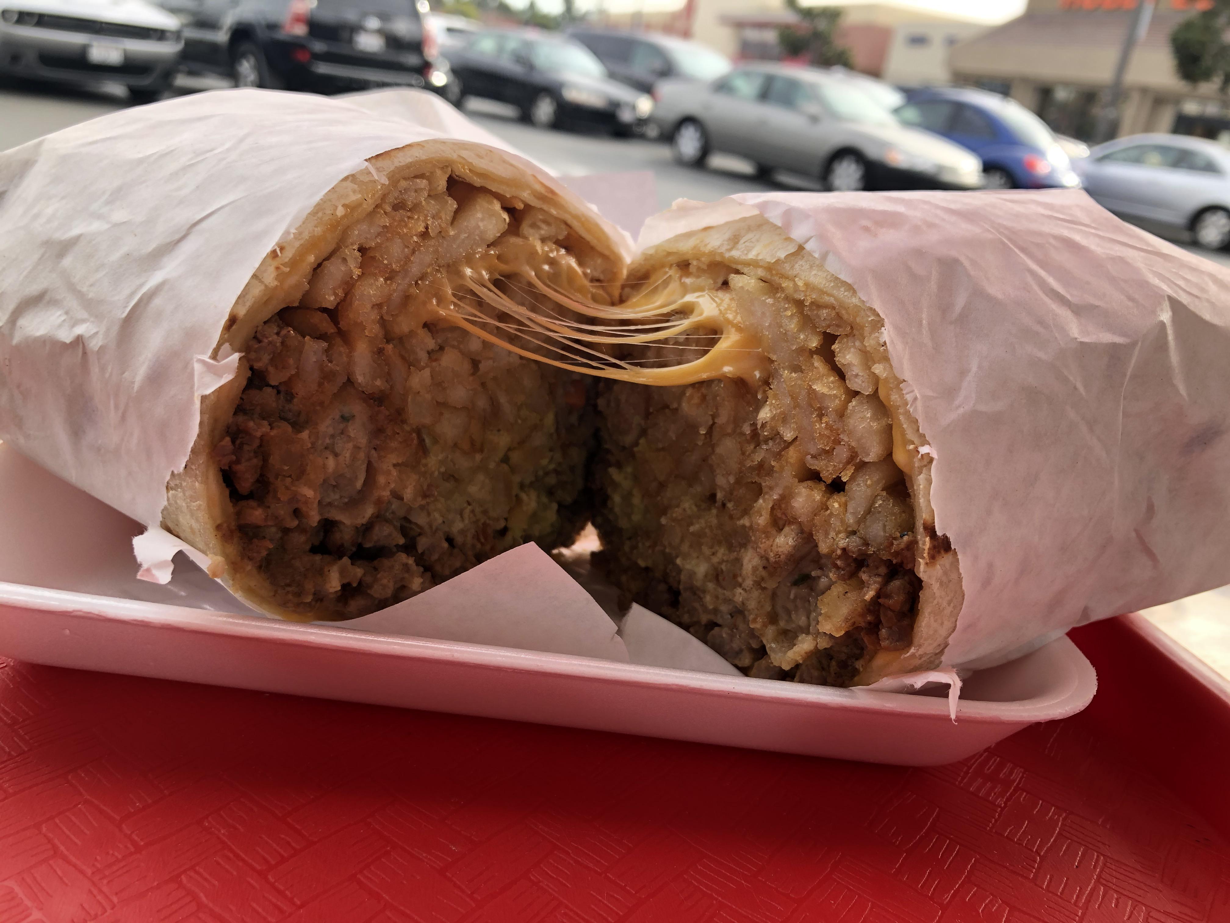 Quesadilla wrapped Lumpia burrito at Sayulitas in San Diego r/FoodPorn