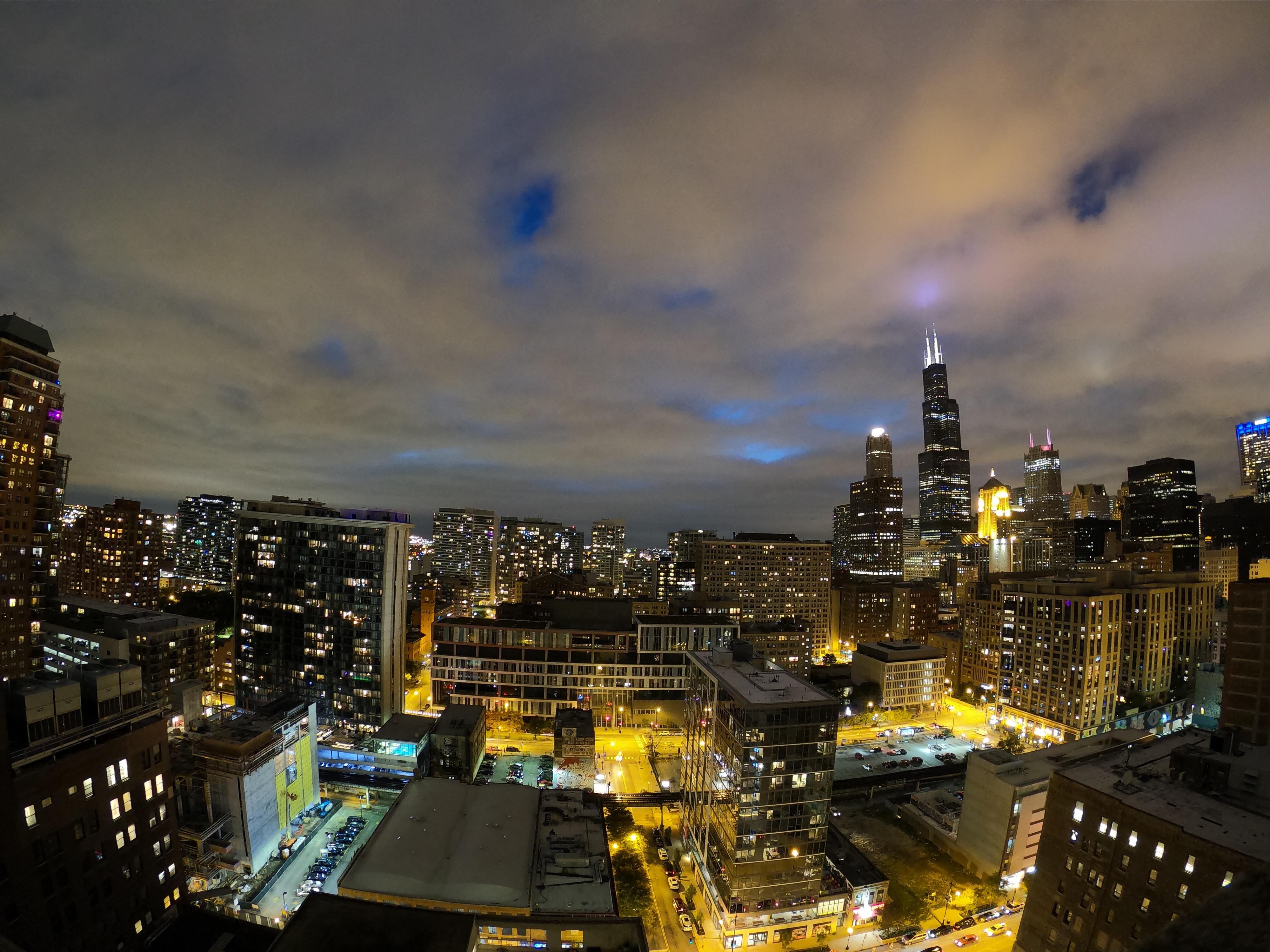 GoPro Hero 7 black Night Picture Chicago r/gopro
