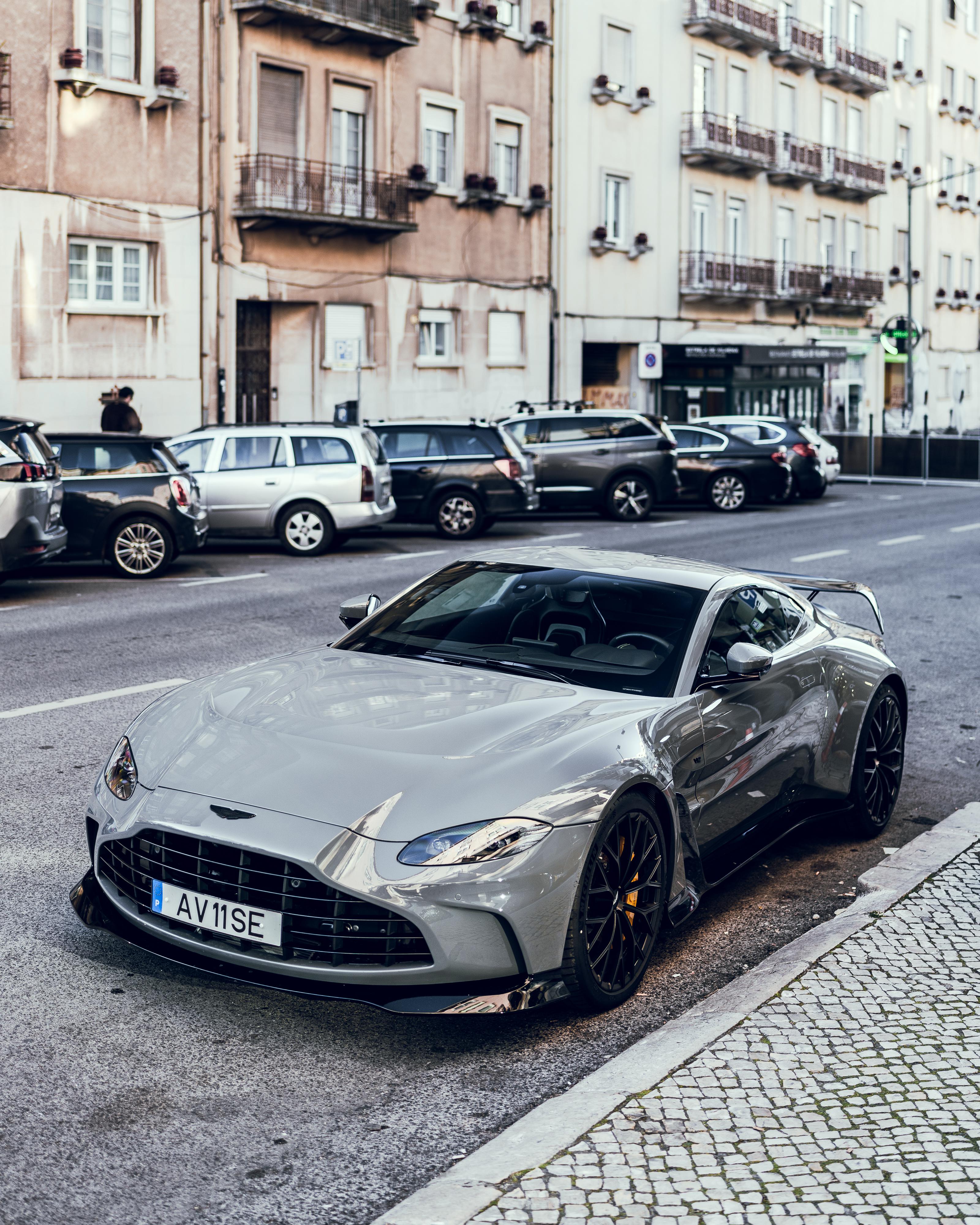 Aston Martin V12 Vantage street parked in Lisbon r/AstonMartin