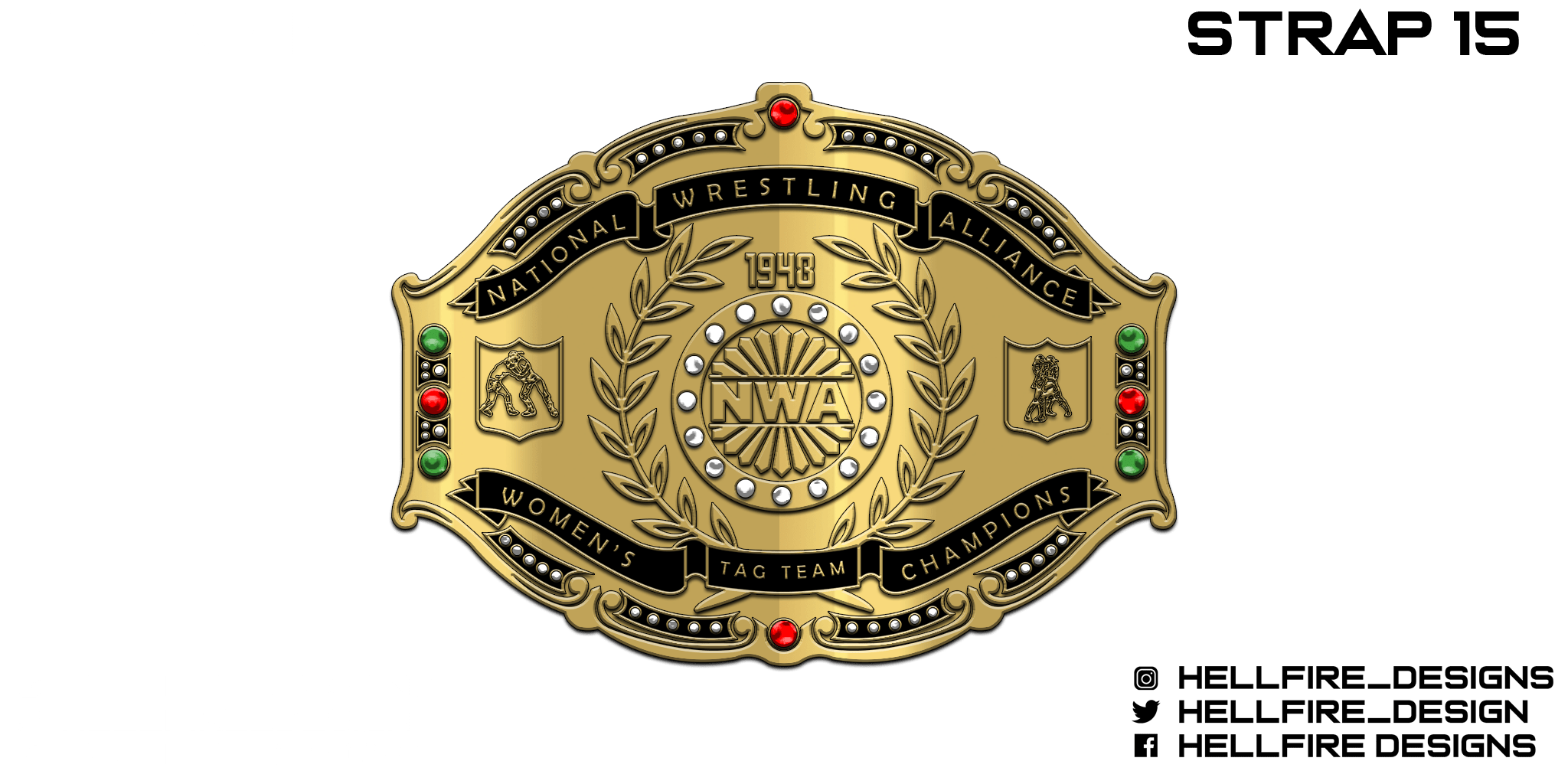 NWA World Women's Tag Team Championship Render (credit to u/HexHellfire for the renders) r