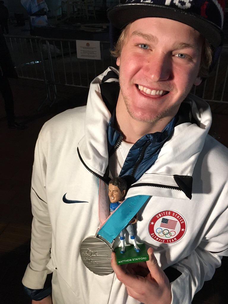 West Bloomfield’s Kyle Mack wins silver medal and shares it with