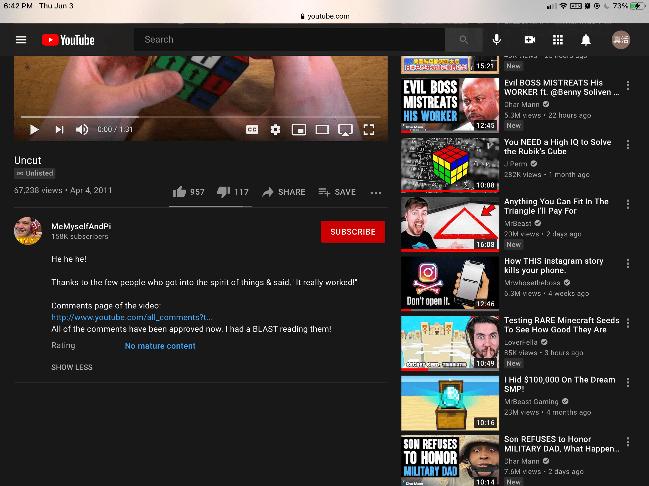 On Old YouTube video rating feature r/TimeworksSubmissions