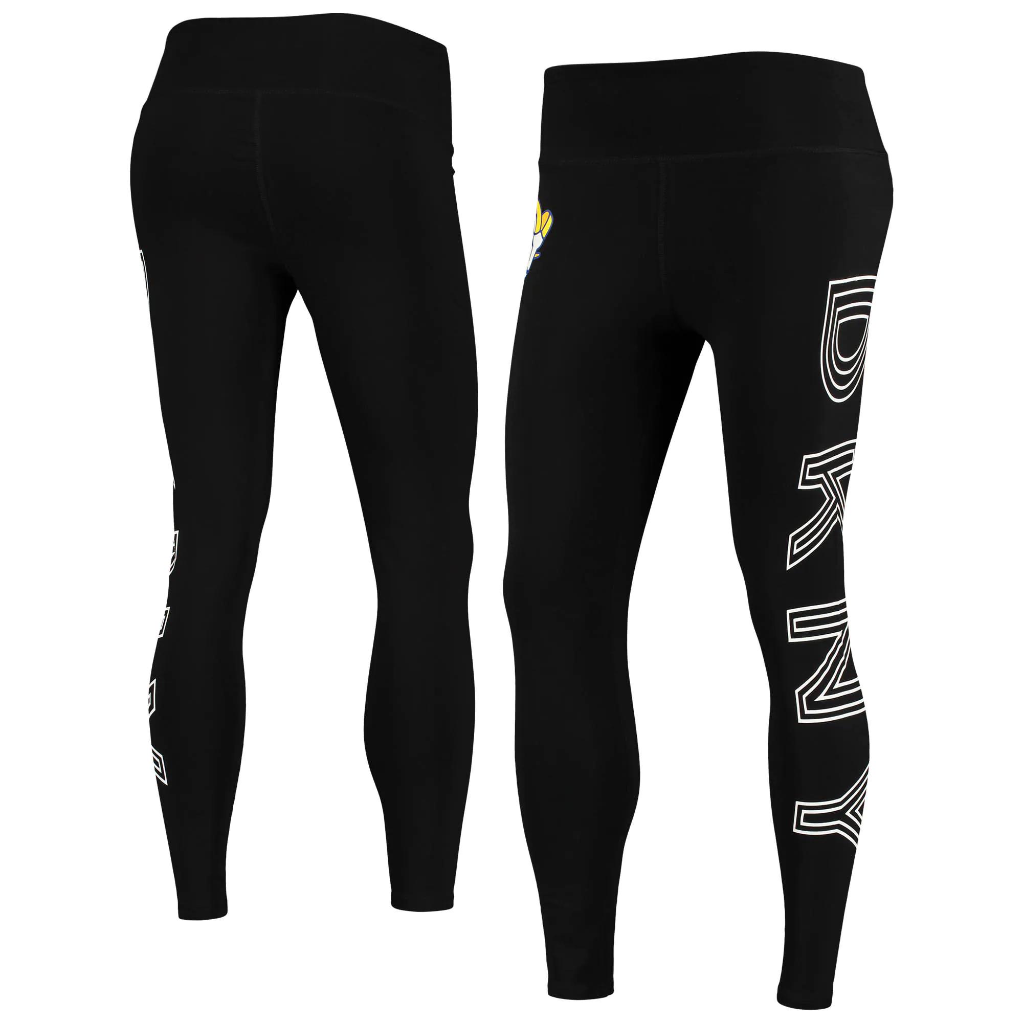 Women's DKNY Sport Black Los Angeles Rams Sami High Waisted Leggings