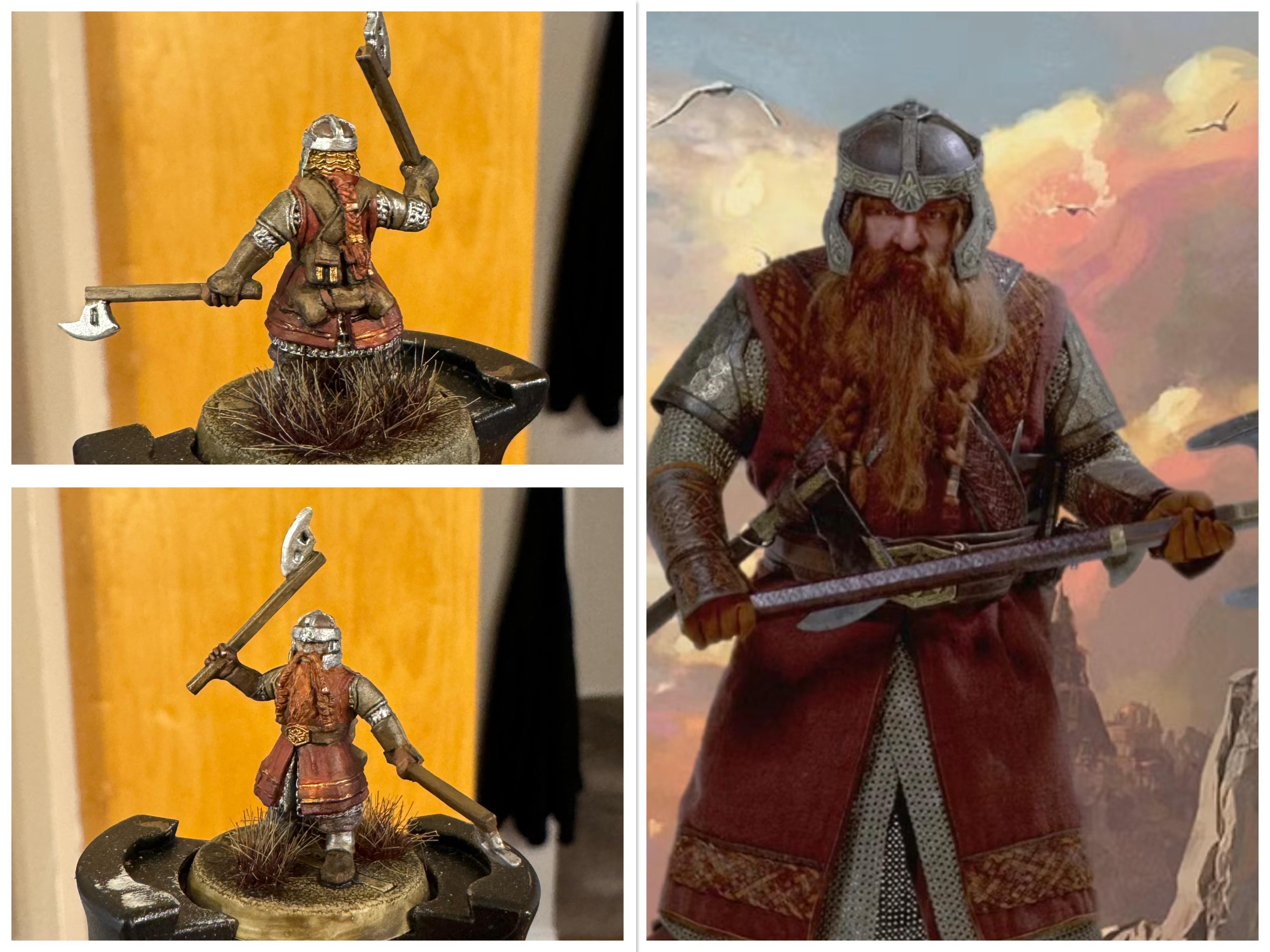 Gimli, Son of Gloin (Fellowship) r/minipainting