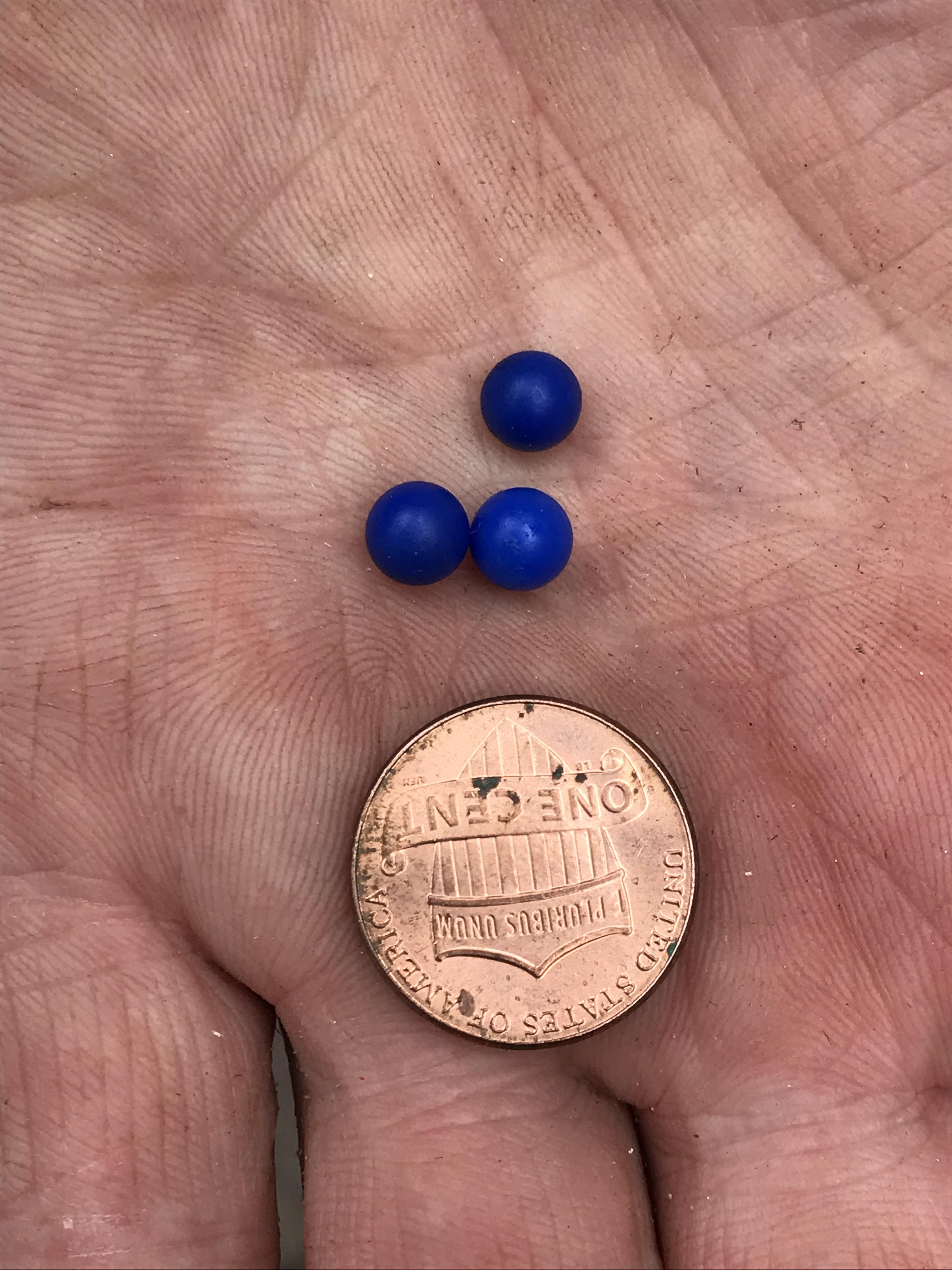 What are these hard plastic beads for? Uncle found them digging in garden. Another post here