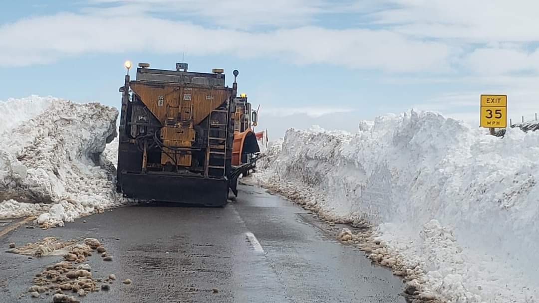 I80 between Laramie and Cheyenne today. Photo courtesy of WYDOT. r