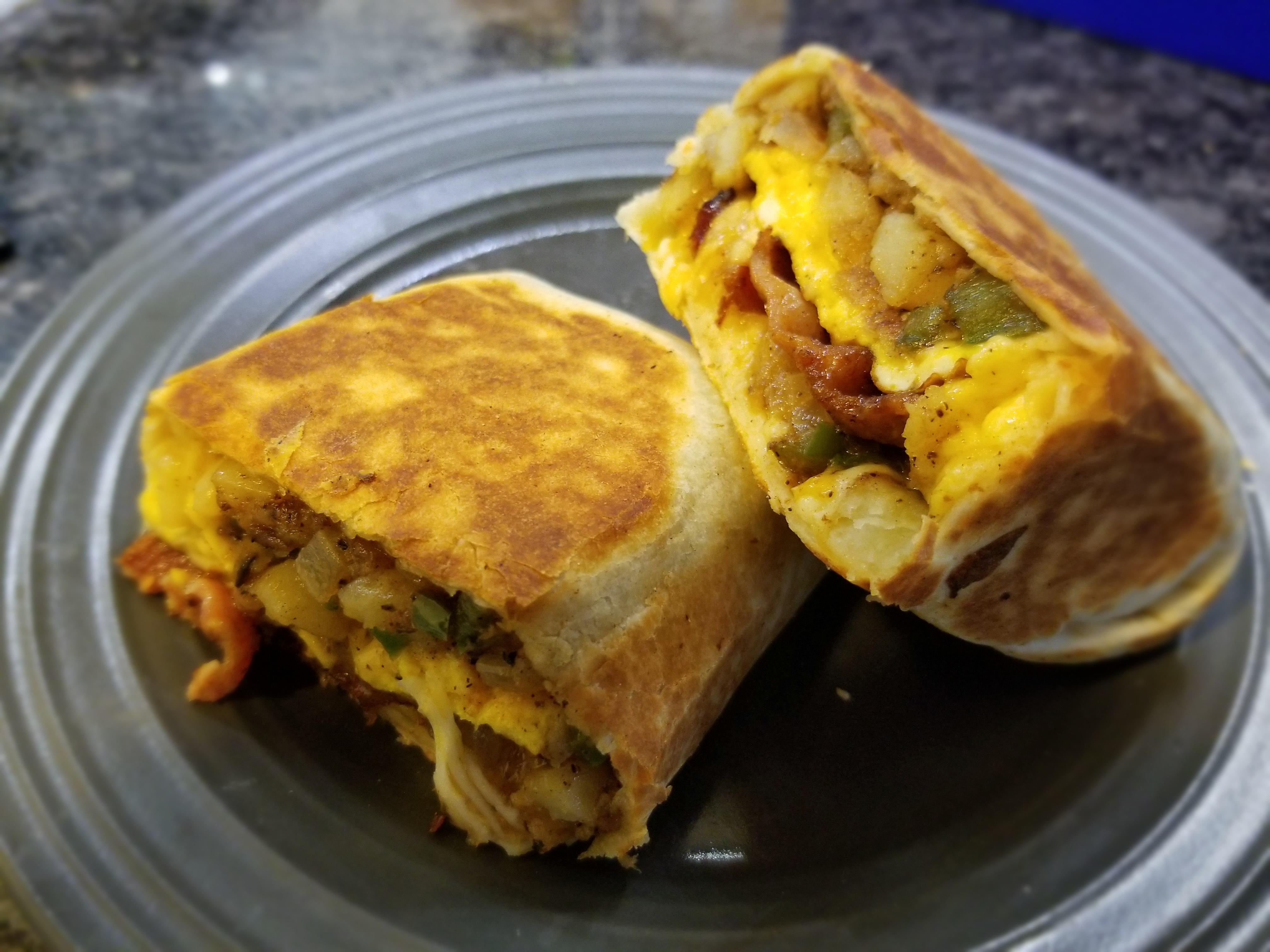 [Homemade] Breakfast burrito r/food