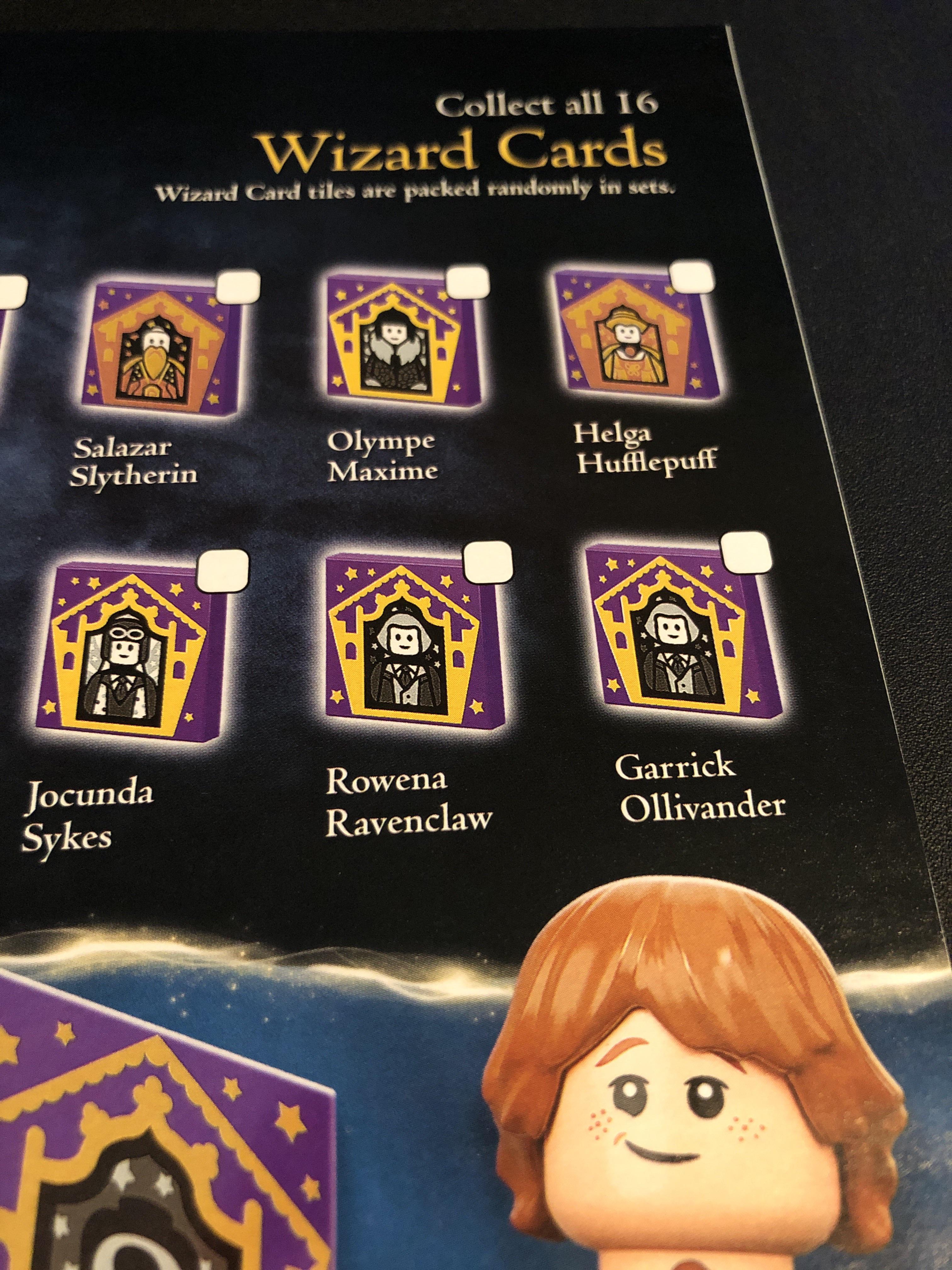 Didn’t know that Rowena Ravenclaw and Ollivander looked the same. (Set