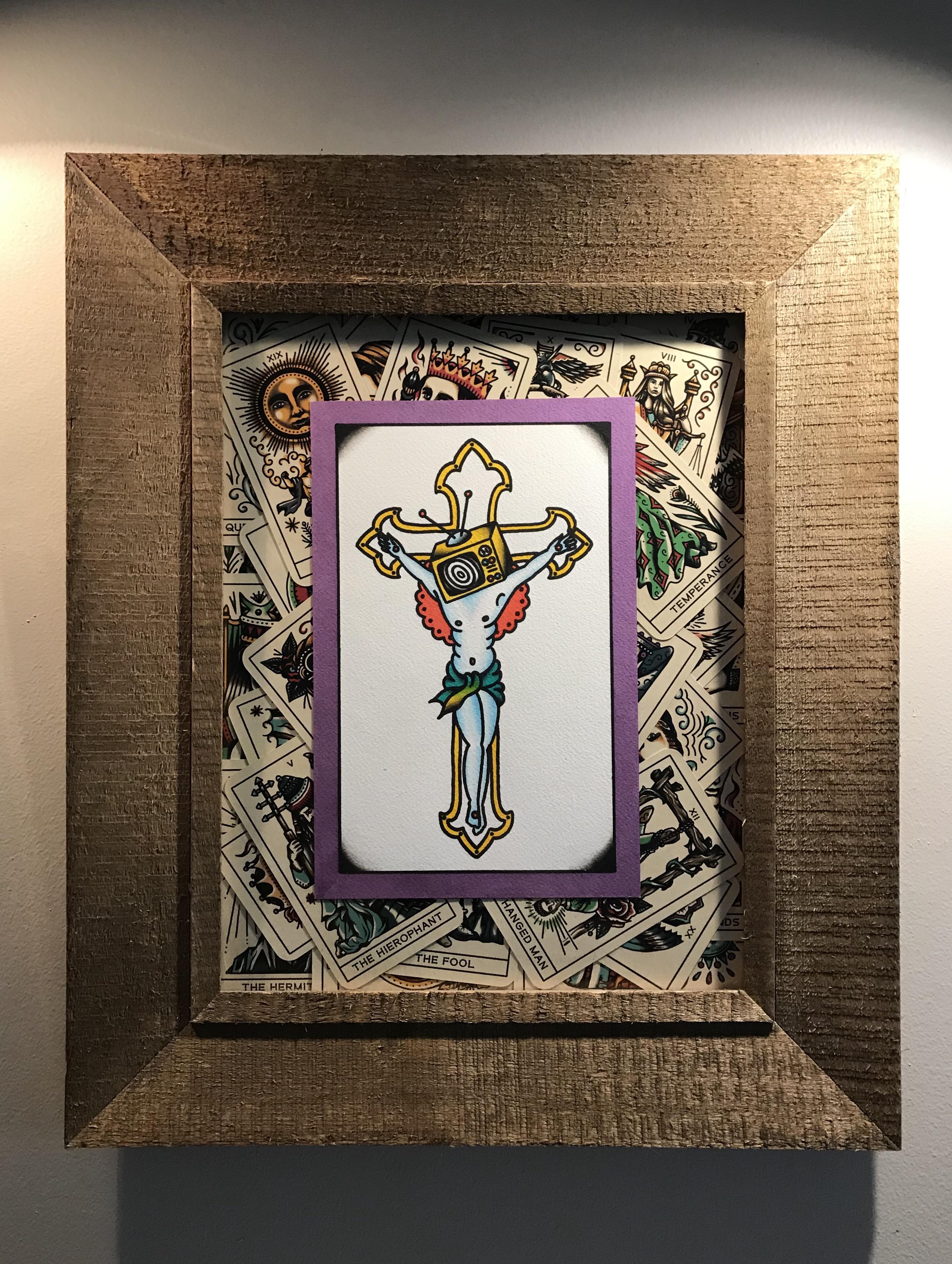 I framed this painting from J. Kelley in Wichita KS r/traditionalflash