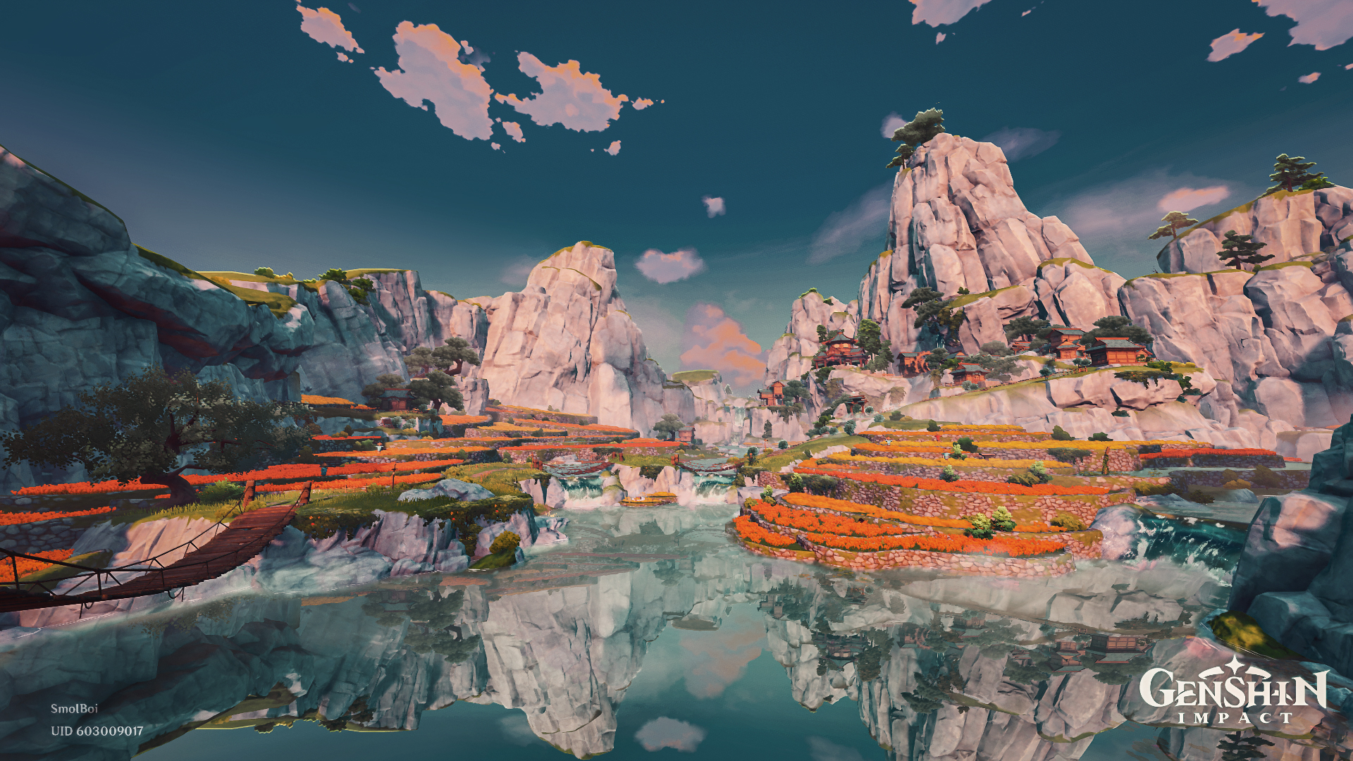 A Home in the Hills Qingce Village r/Genshin_Photography