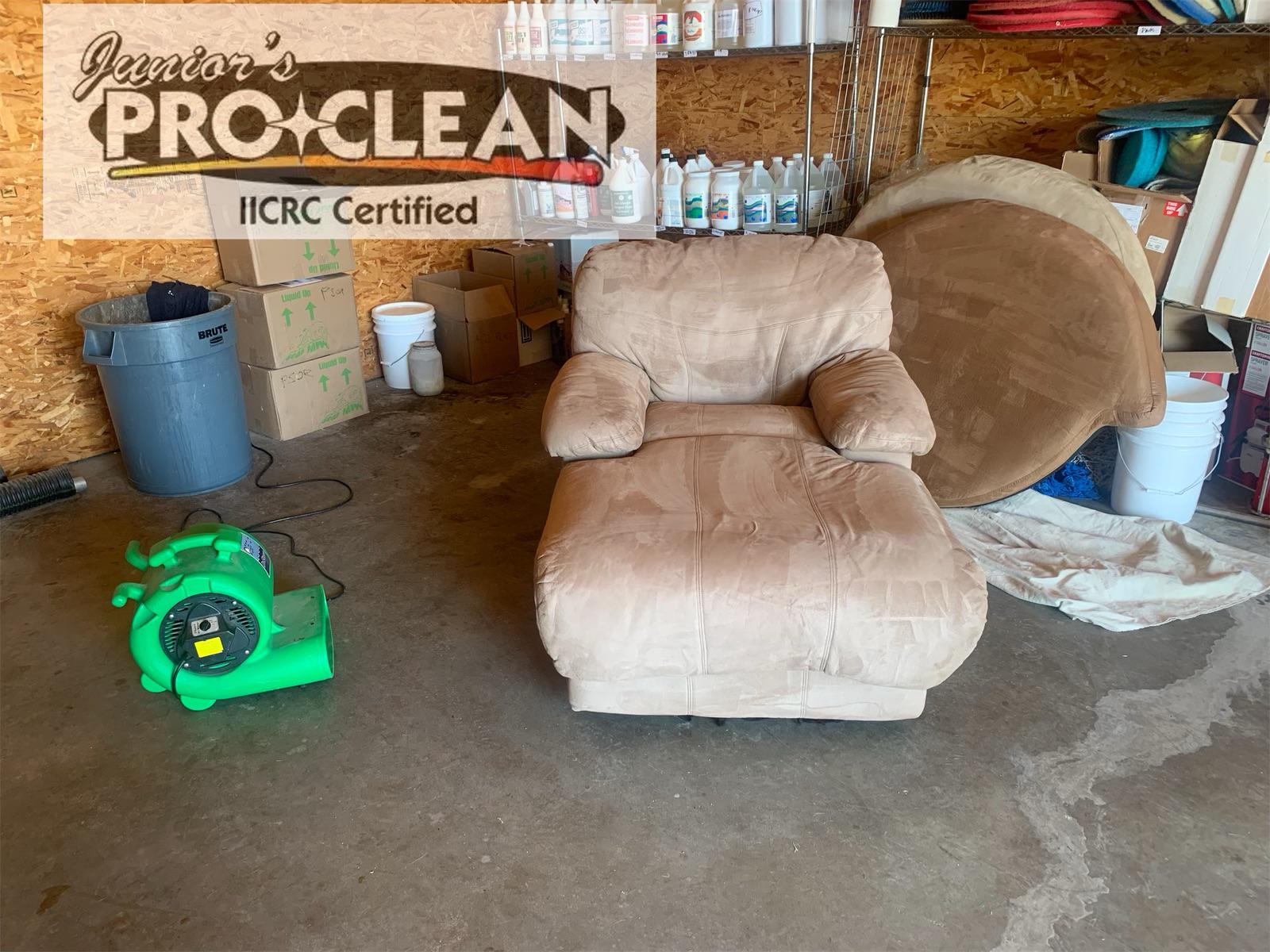 Cleaning furniture in our shop in Jefferson City mo r/MidMo
