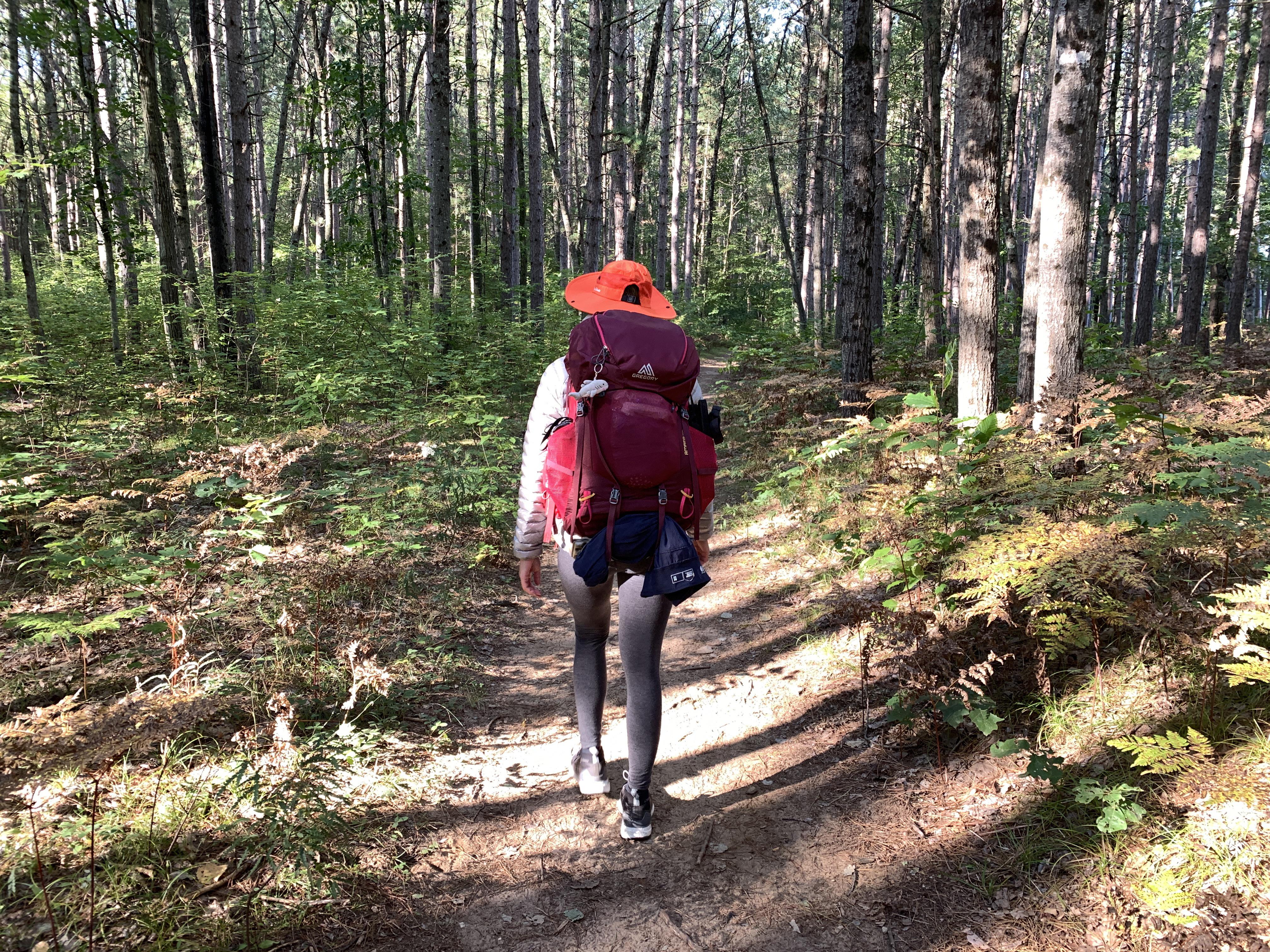 First backpacking trip! (Manistee River Trail, Michigan) r