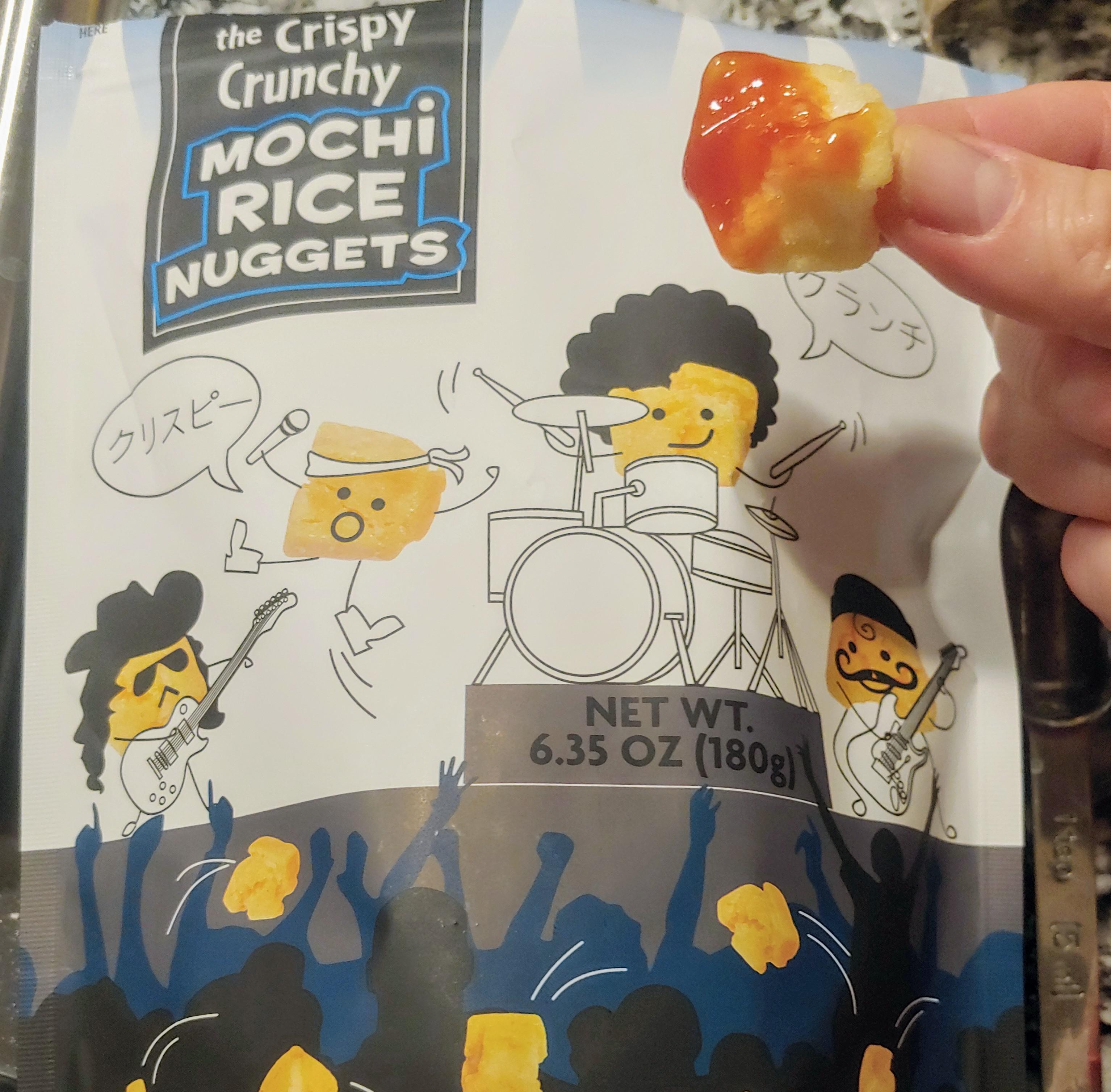 Crispy Crunchy Mochi Rice Nuggets w/ Ketchup = dupe of Ketchup Flavored