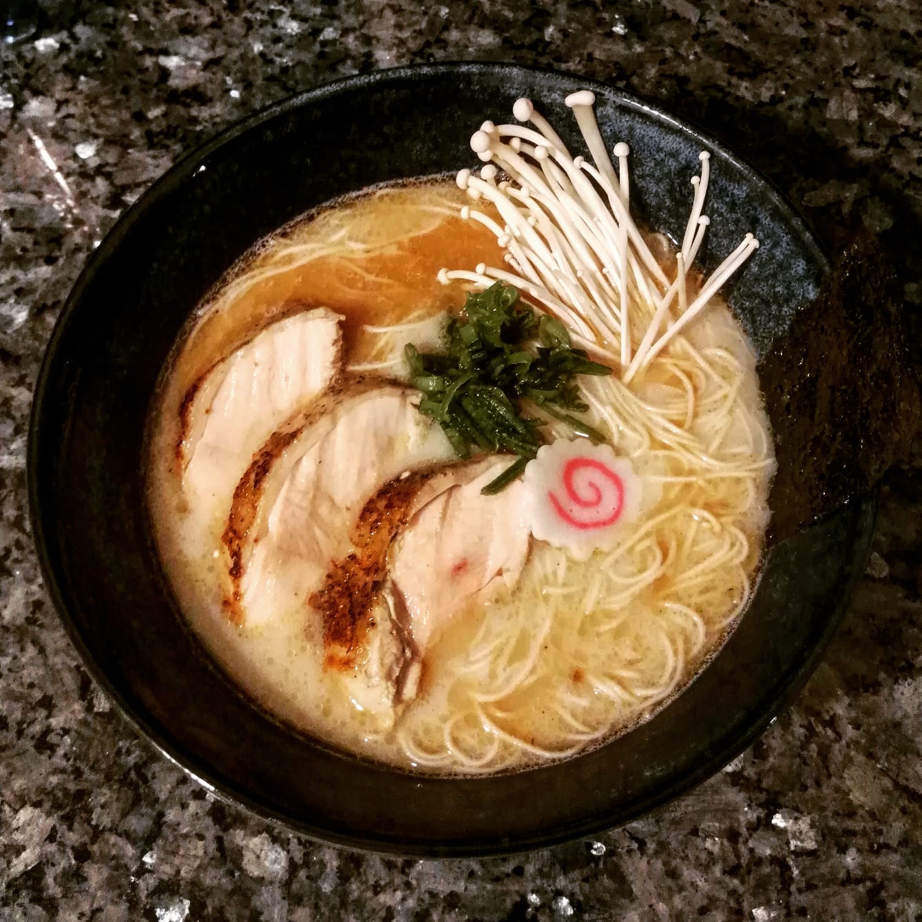 Today's Breakfast Ed.8 Creamy soy milk Ramen with chicken. r/ramen