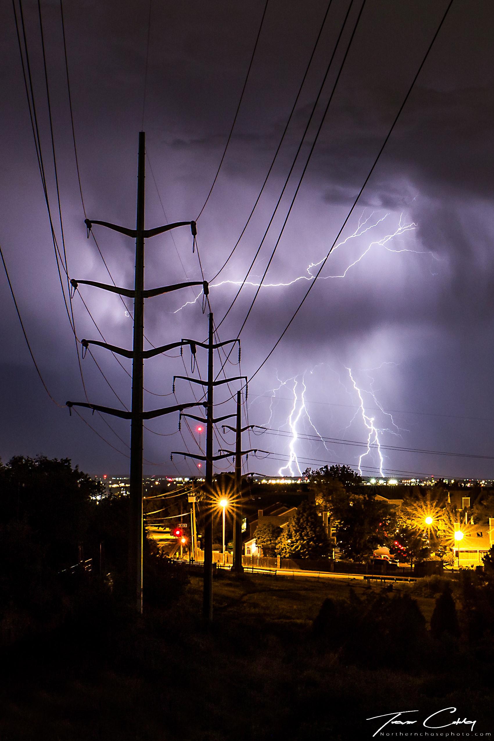 Finally, Some Good Bolts over Colorado Springs r/ColoradoSprings