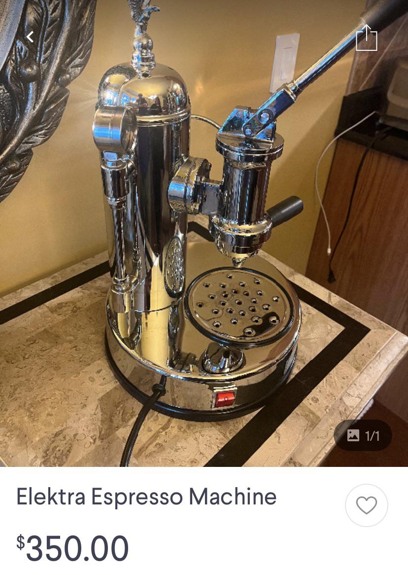 Good price for a used Elektra Microcasa Leva? r/espresso