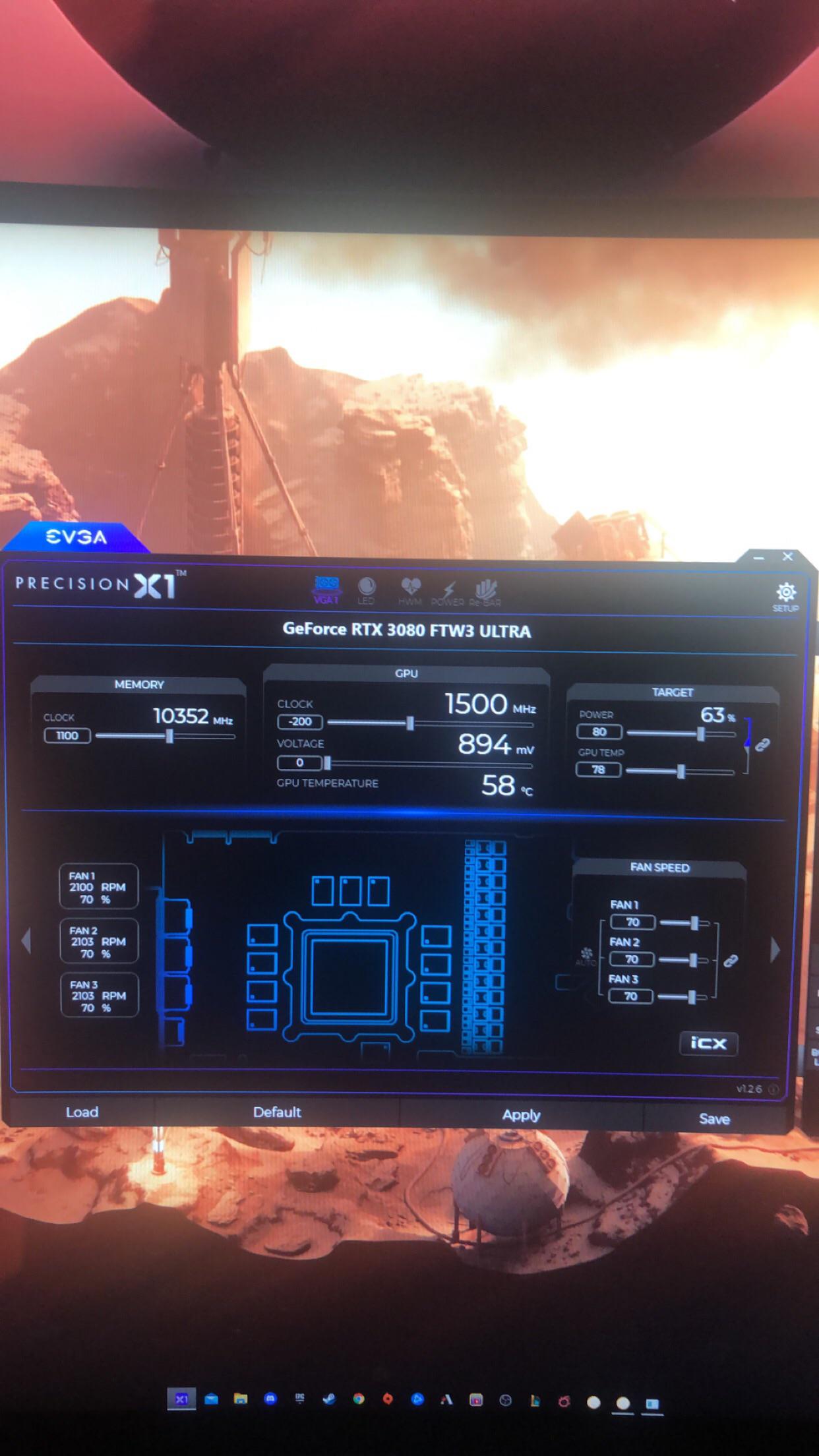 Been mining for under a month, I was told do set my card to these