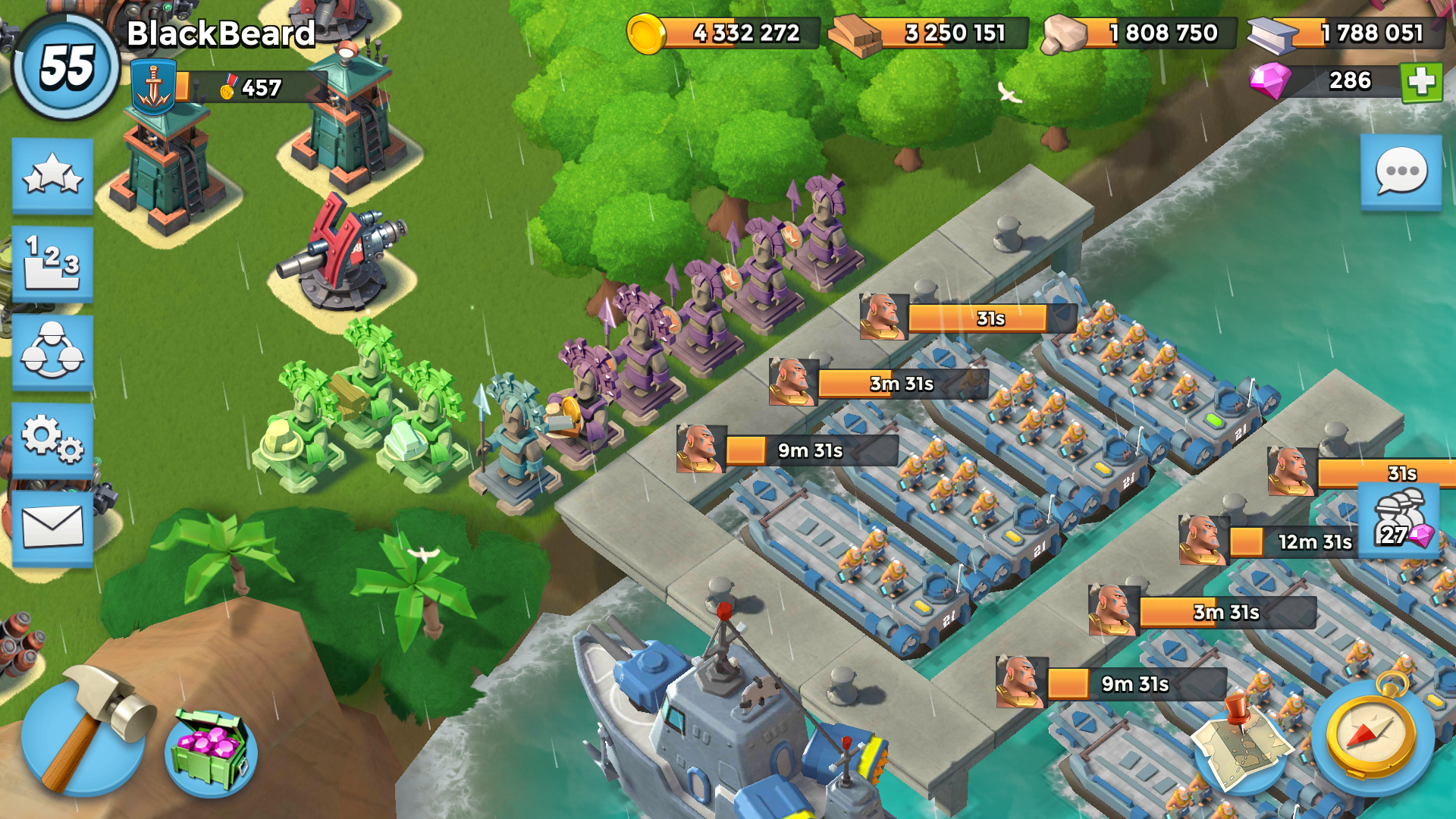 Felt like sharing... boom beach aficionados, What do you think of my