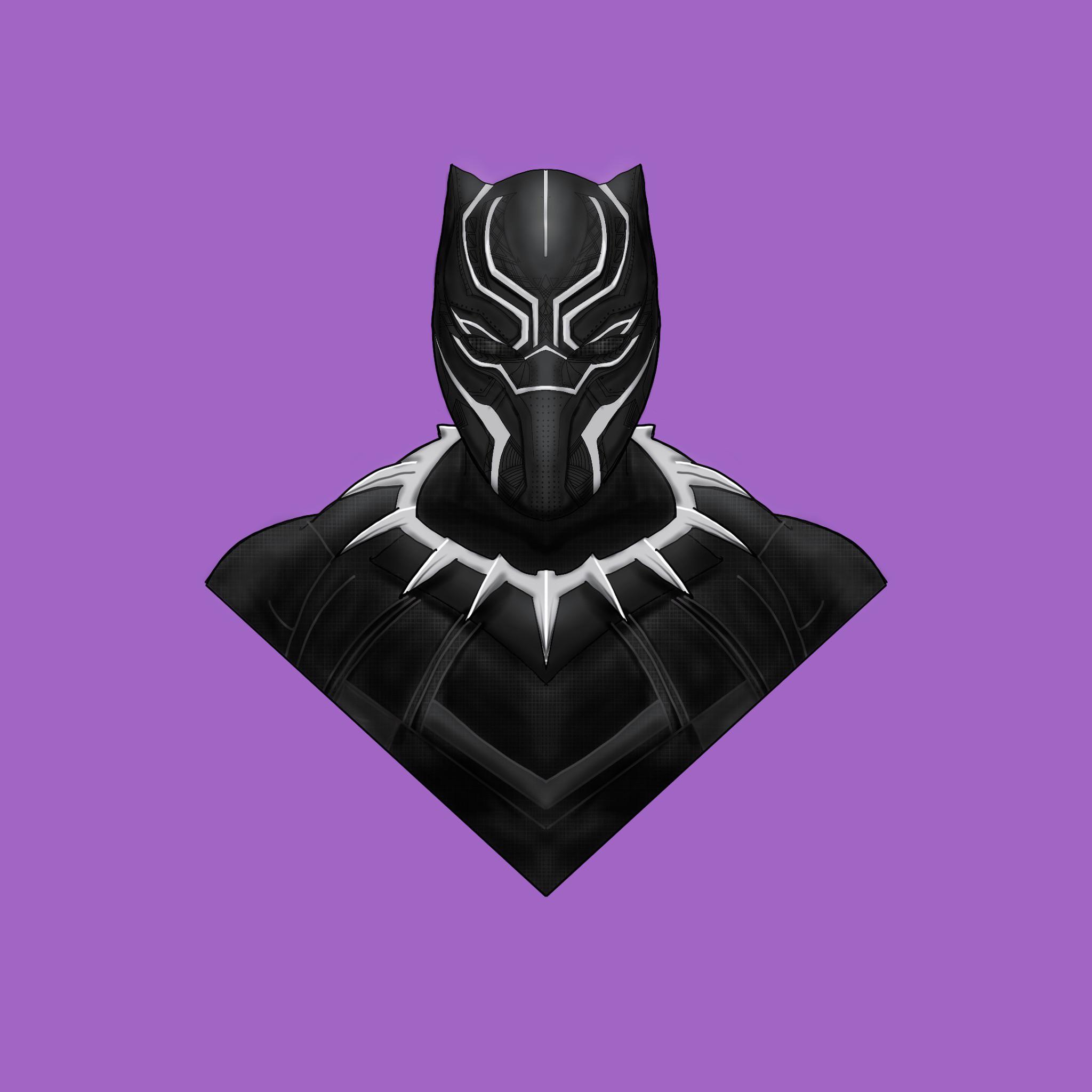 Black Panther by me. (Procreate + Apple Pencil)
