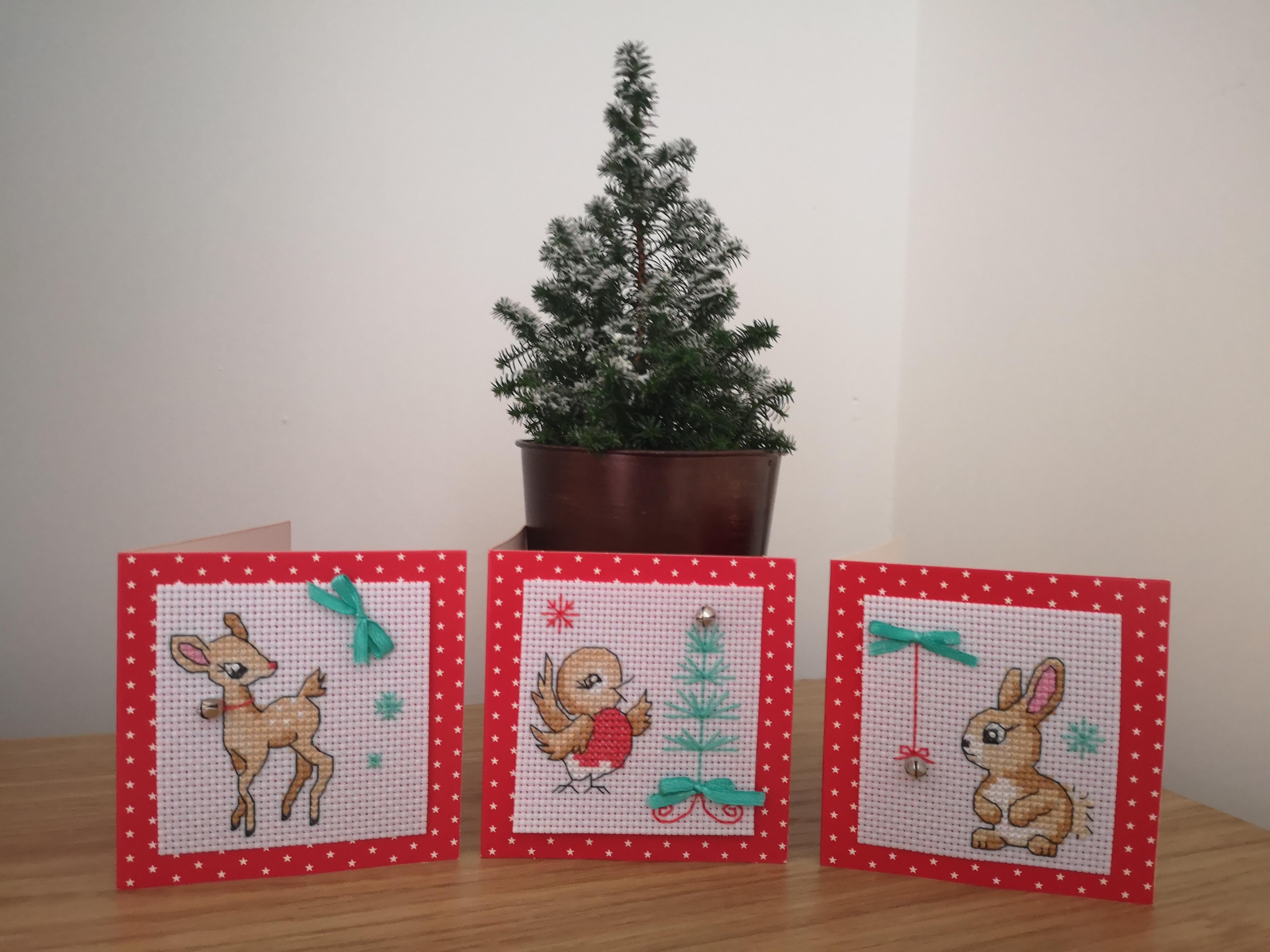 Christmas Cards Magazine [FO] Christmas Cards... Crossstitcher magazine kit... CrossStitch