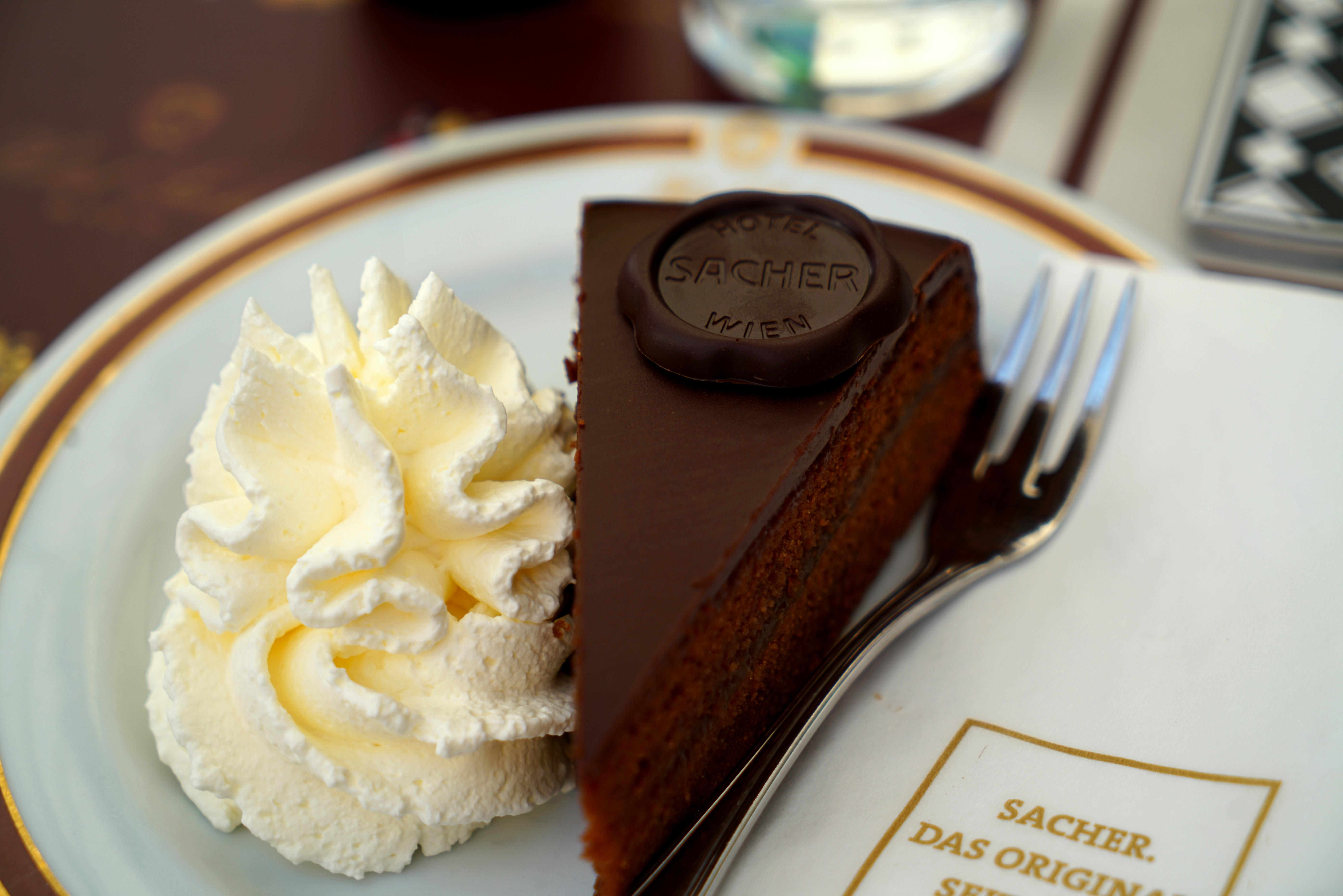 A Sachertorte at the Sacher Hotel r/FoodPorn