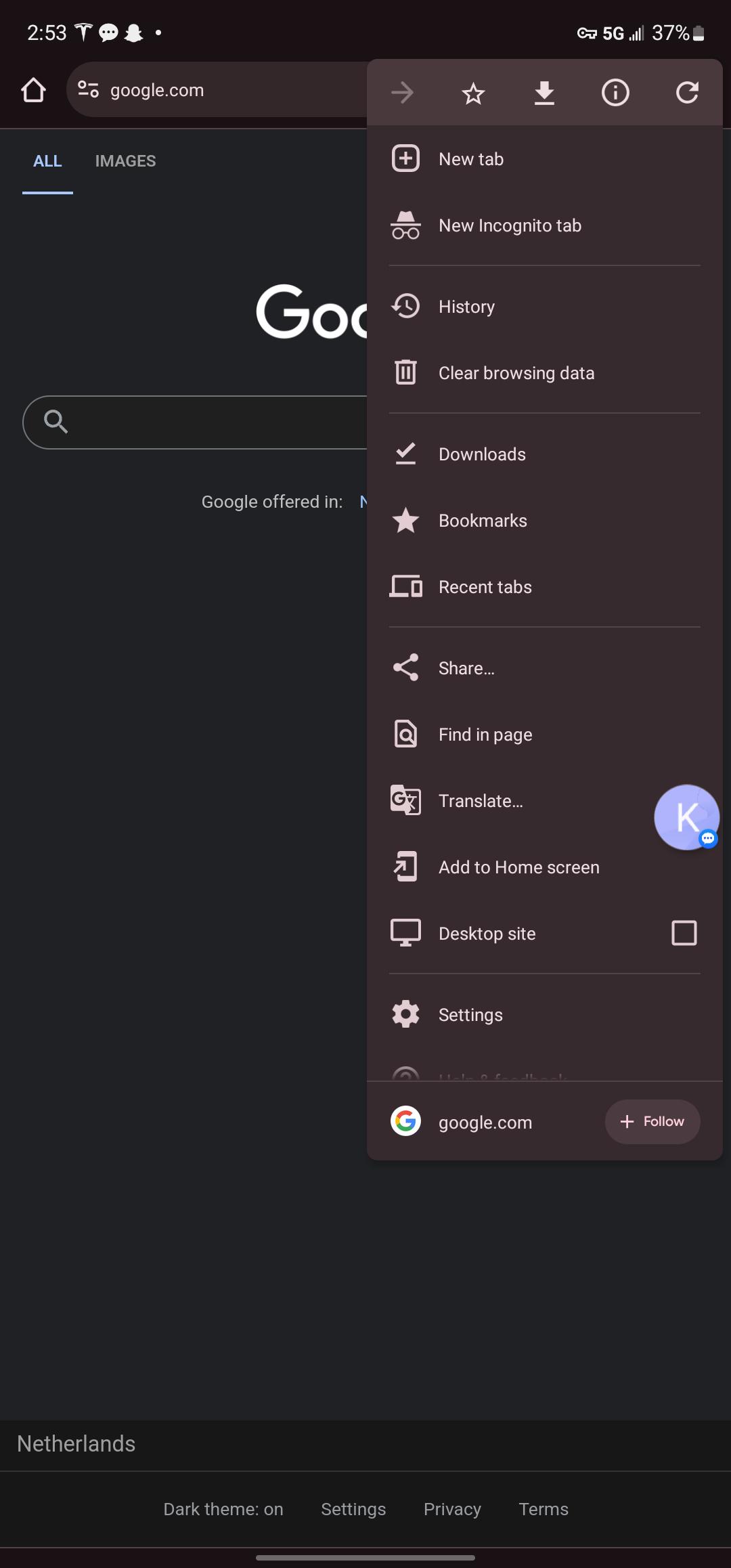 Why is my chrome browser this colour r/GalaxyS23Ultra