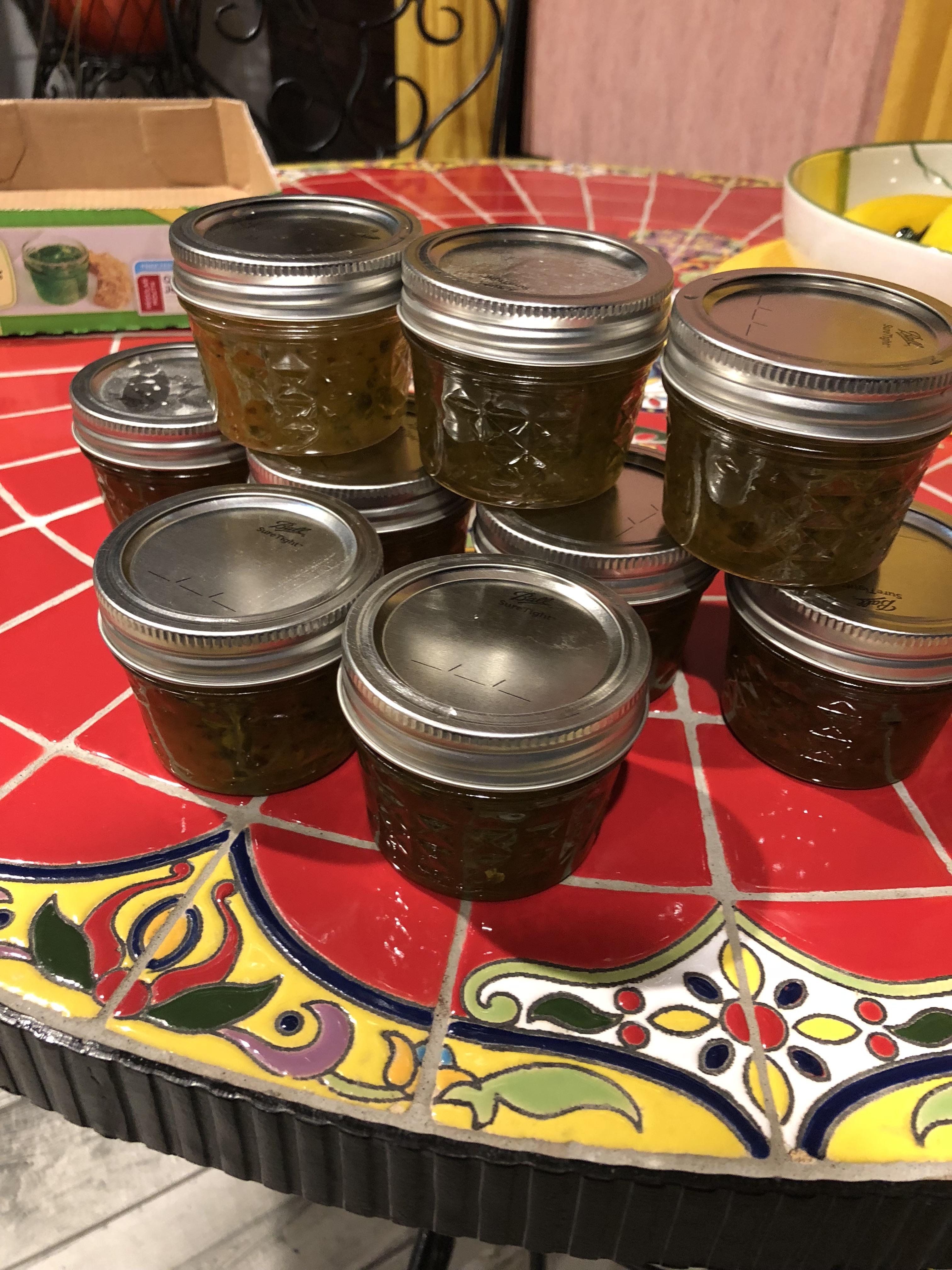 Our first batch of home grown pepper jelly. r/HotPeppers